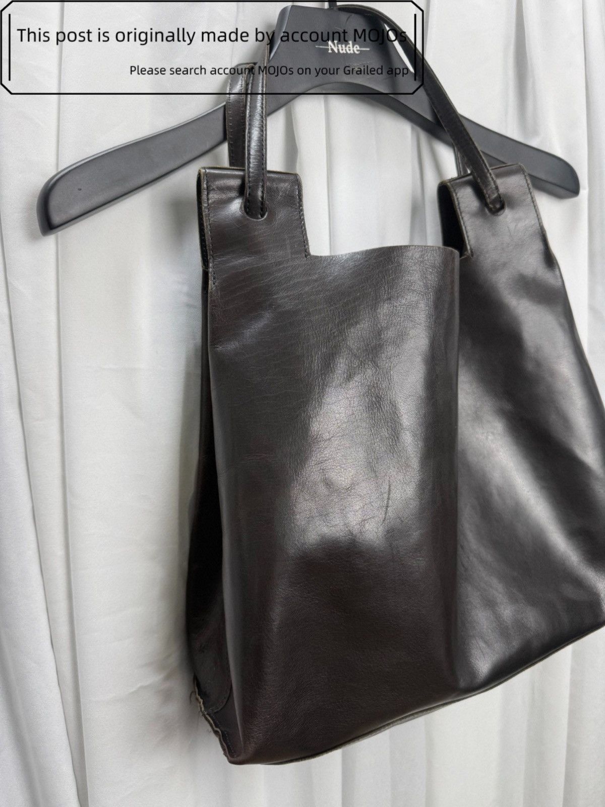 Yohji Yamamoto Yohji Yamamoto Y’s Leather Tote Bag mojos14383272026 Size ONE SIZE - 2 Thumbnail