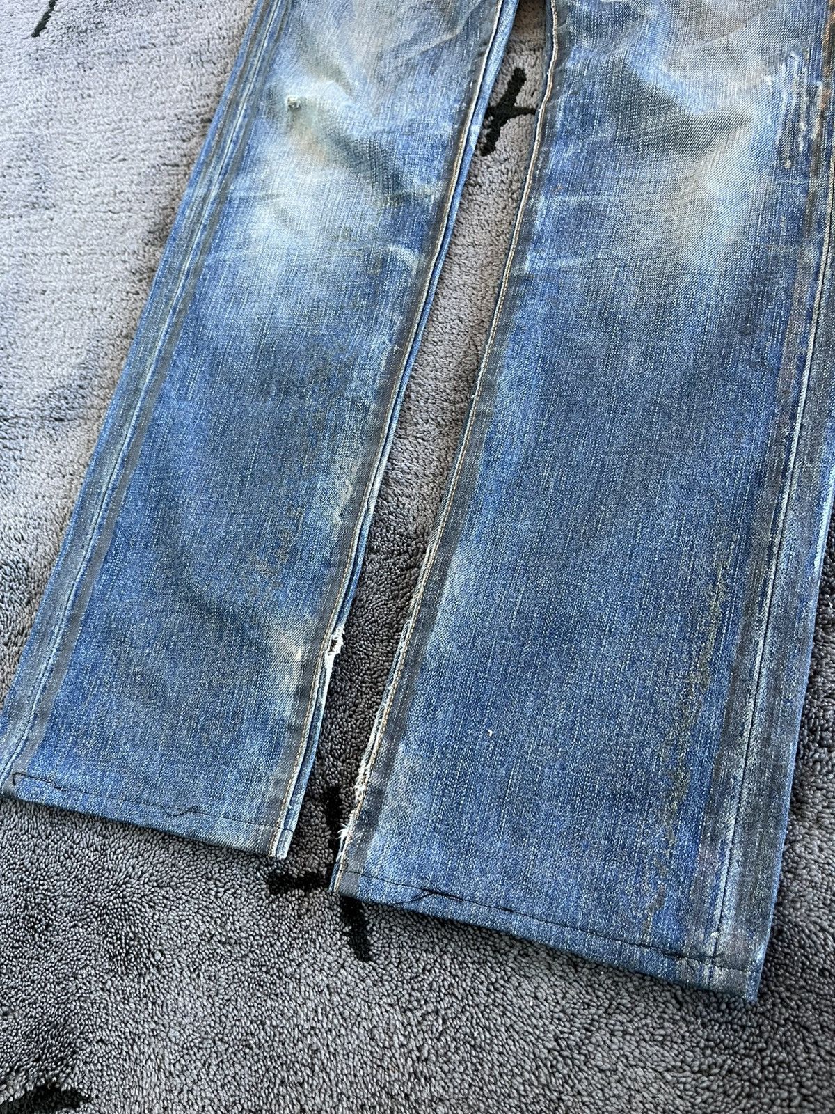 Dior Dior Homme by Hedi Slimane Luster Waxed Denim Jeans Size US 30 / EU 46 - 3 Thumbnail