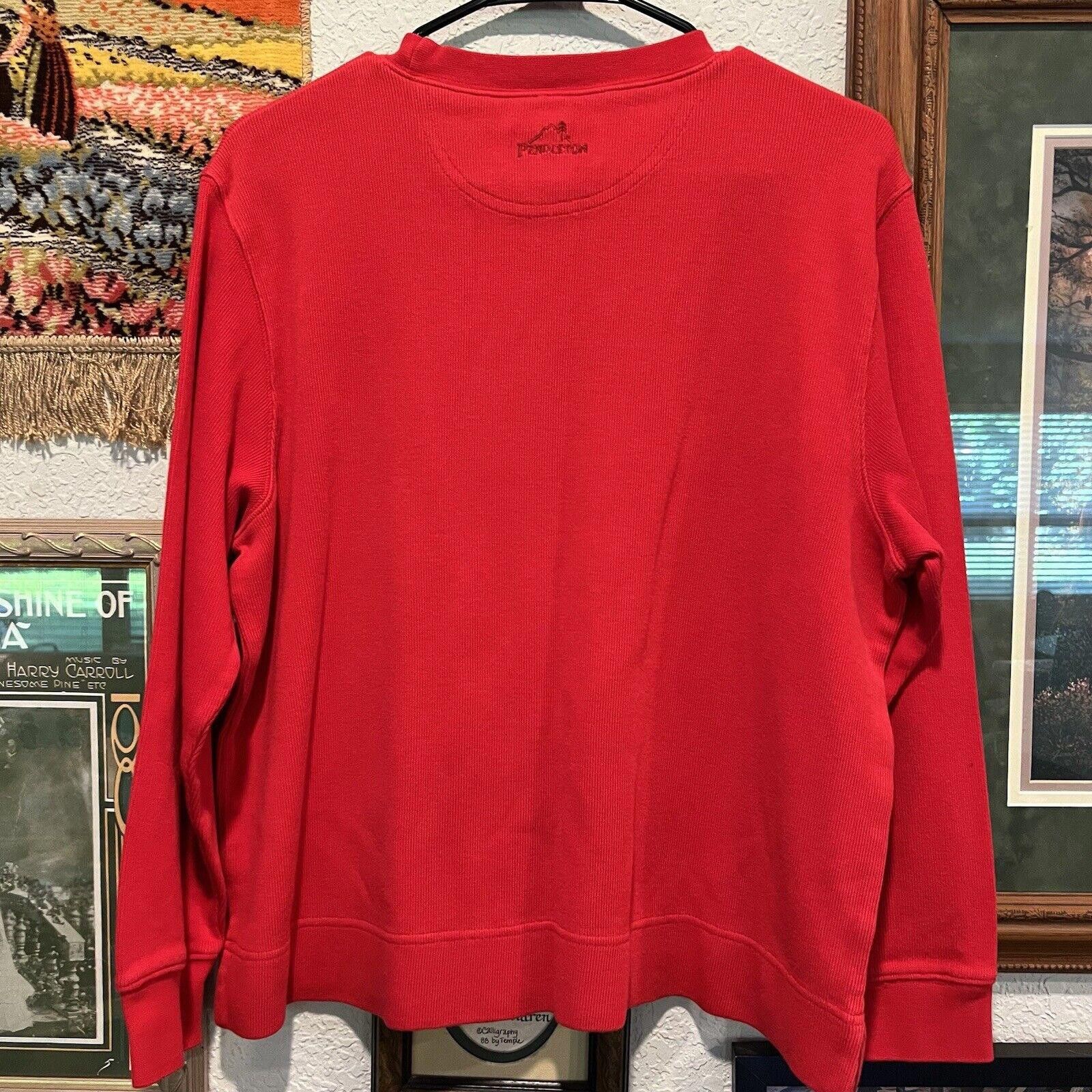 Pendleton Vintage 90’s Knit Pendleton Red Sweater Size Medium Size M / US 6-8 / IT 42-44 - 4 Thumbnail