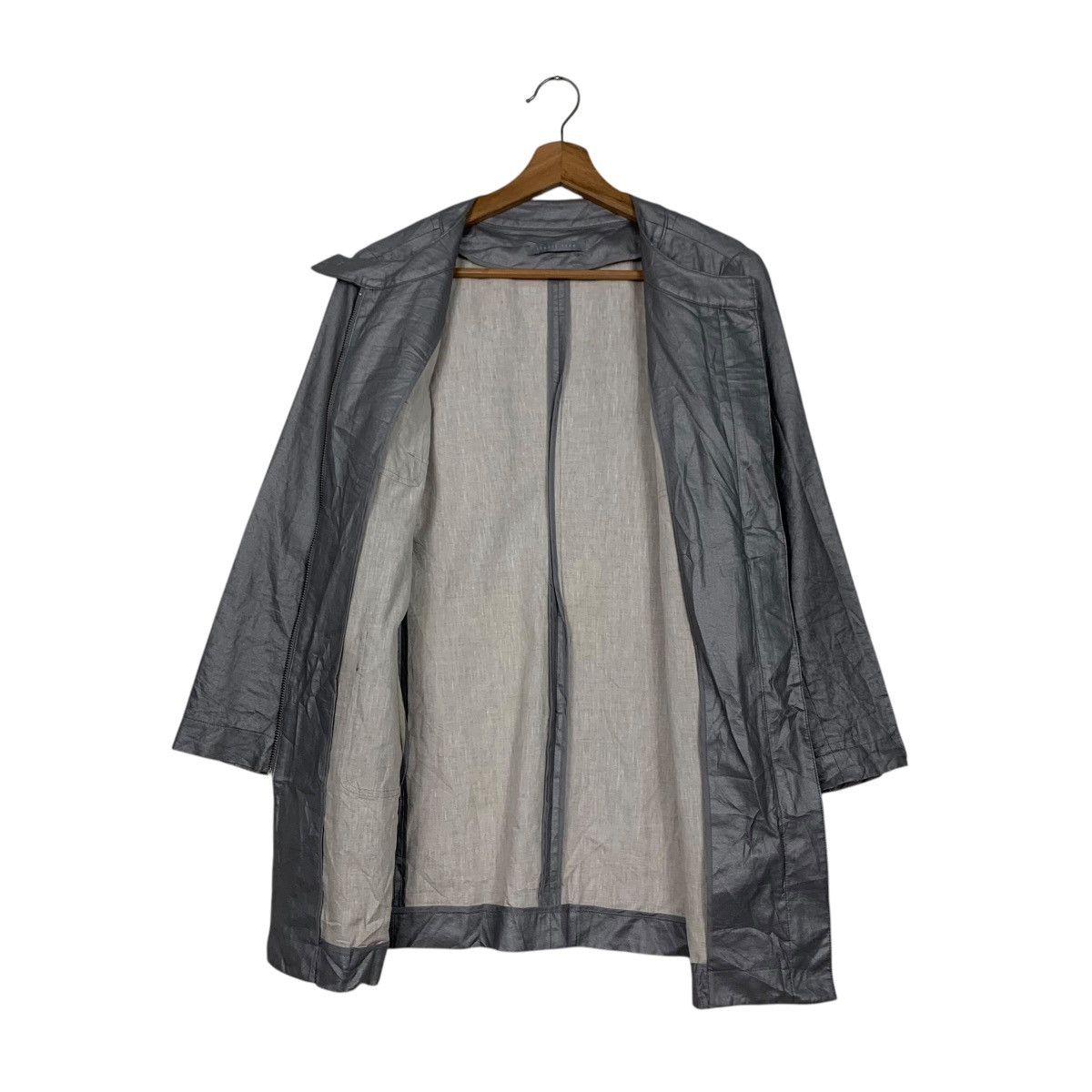 Theory THEORY LUXE Silver Grey Linen Jacket #2804-C127 Size M / US 6-8 / IT 42-44 - 12 Thumbnail