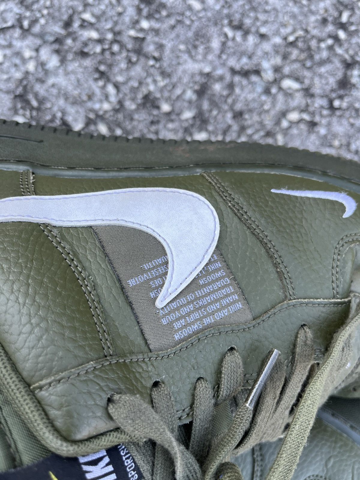 Nike Nike Air Force 1 07 LV8 Utility Olive Canvas Size US 13 / EU 46 - 18 Thumbnail