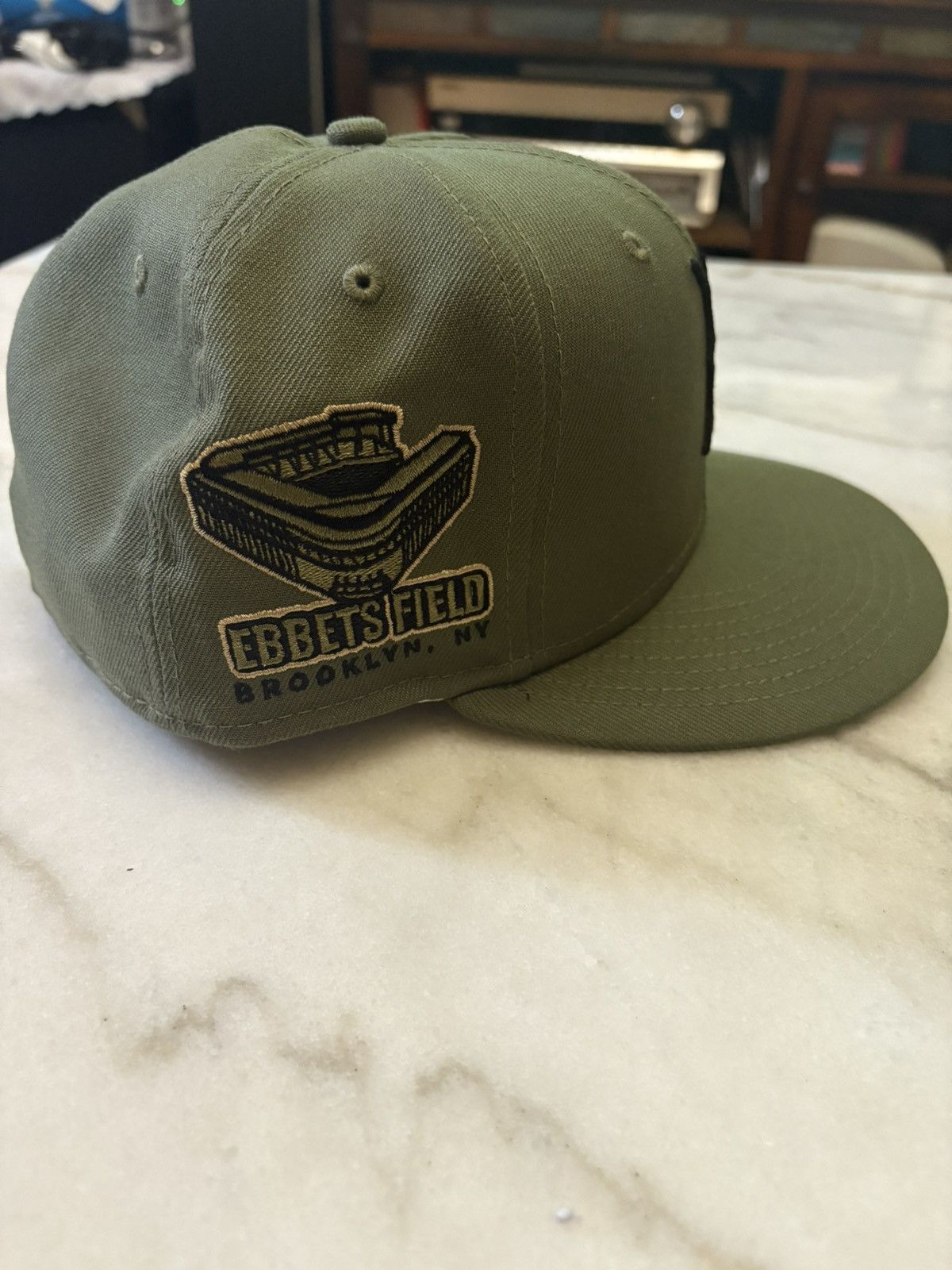 New Era New Era Brooklyn Dodgers 7 1/2 Ebbets Field Patch Camo Bott Size ONE SIZE - 2 Thumbnail