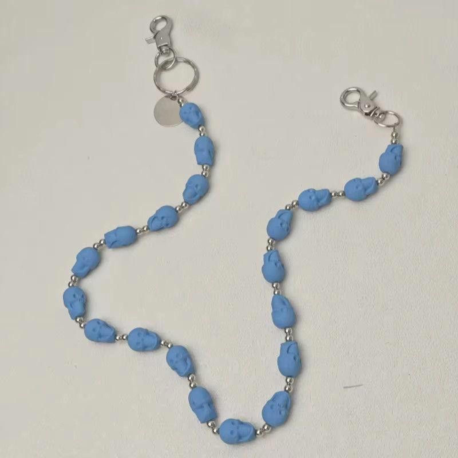Jewelry Blue Pants Chain/Wallet Chain Size ONE SIZE - 6 Thumbnail