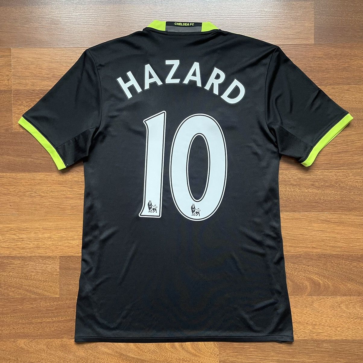 Chelsea No10 Hazard Home Long Sleeves Jersey