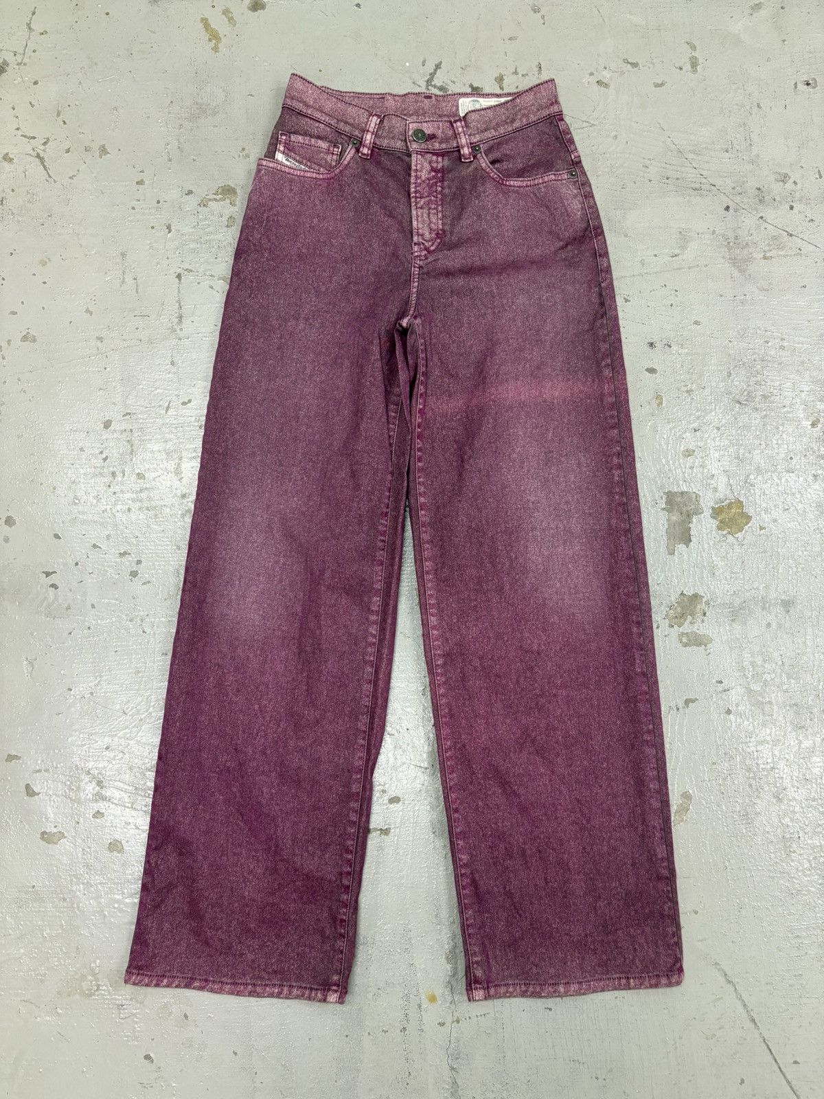 Vintage Diesel Waxed Mharki Y2K Wide Fit Baggy
