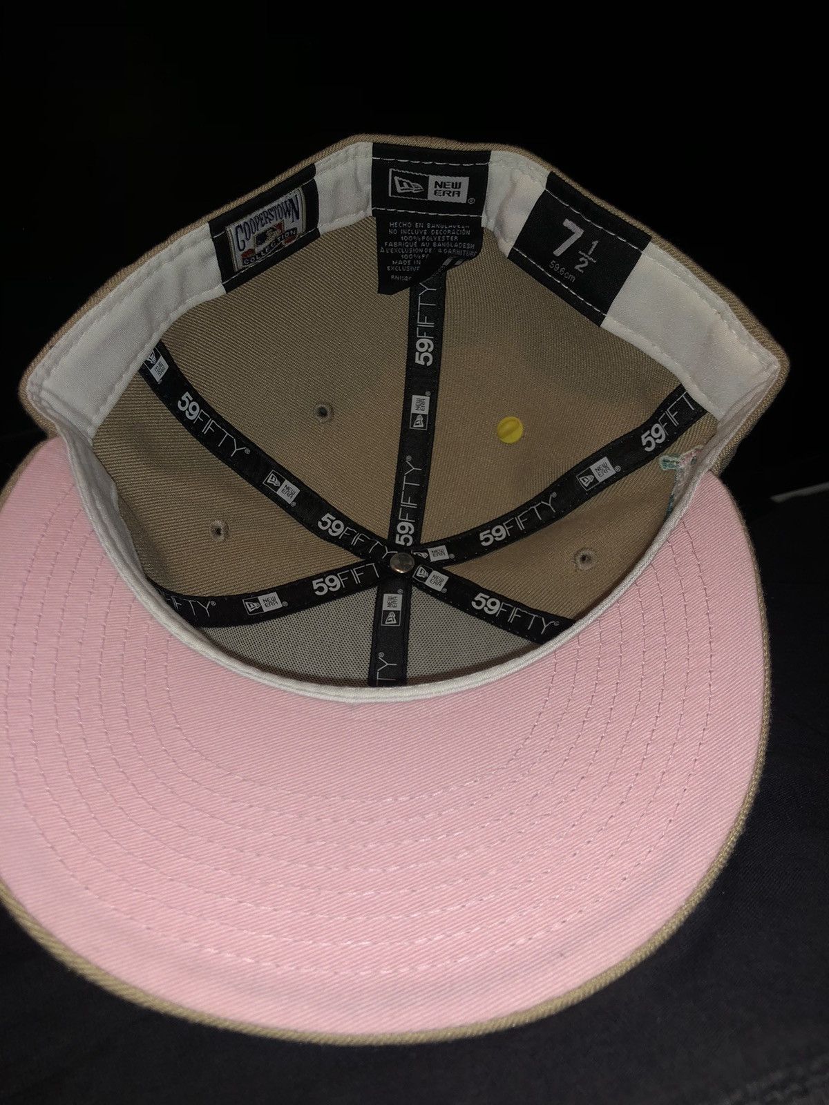 New Era New Era Detroit Tigers 7 1/2 Hat Club Pink Bottom 2000 Size ONE SIZE - 8 Thumbnail
