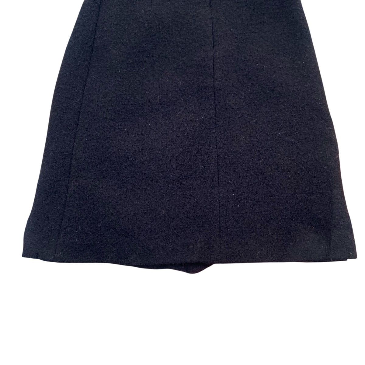 Dirk Van Saene Dirk Van Saene FW2007 Red Mohair Appliqué Skirt Size 26" / US 2 / IT 38 - 7 Thumbnail