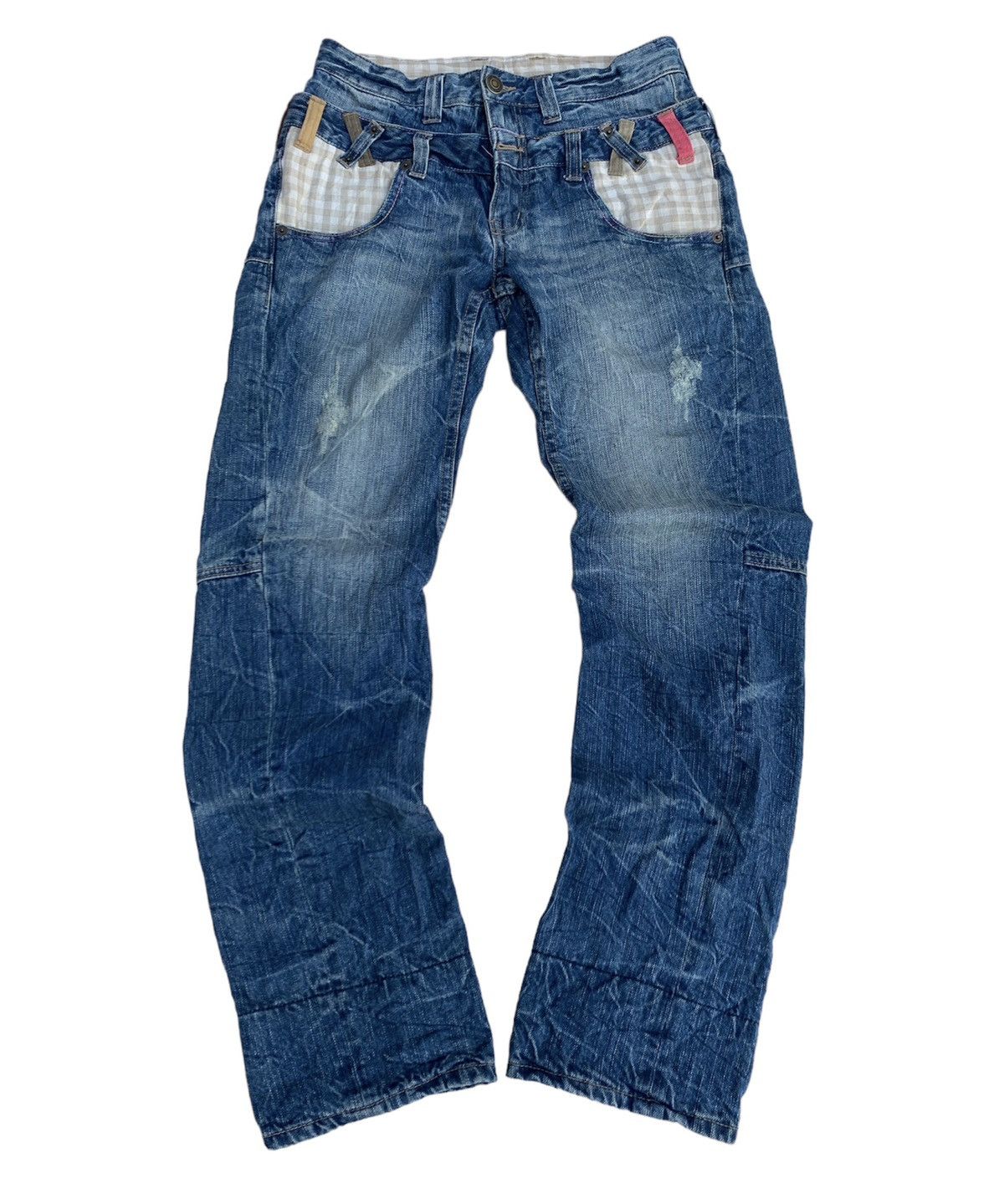 If Six Was Nine × Japanese Brand × Tornado Mart Japanese Double Waist Denim Pants Size US 30 / EU 46 - 1 Thumbnail