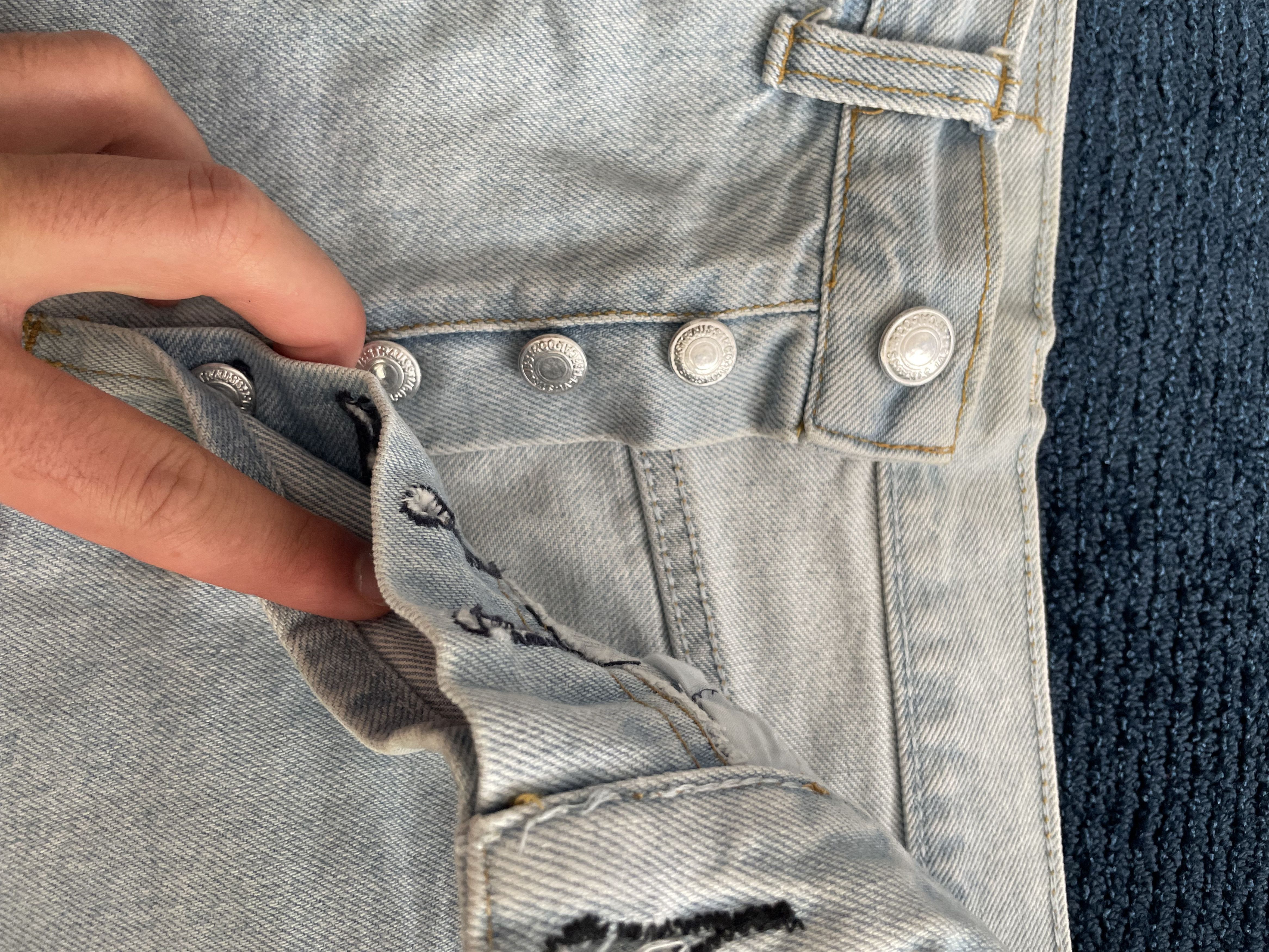 Levi's Levi's 501 made in USA light blue jeans Size US 32 / EU 48 - 2 Thumbnail
