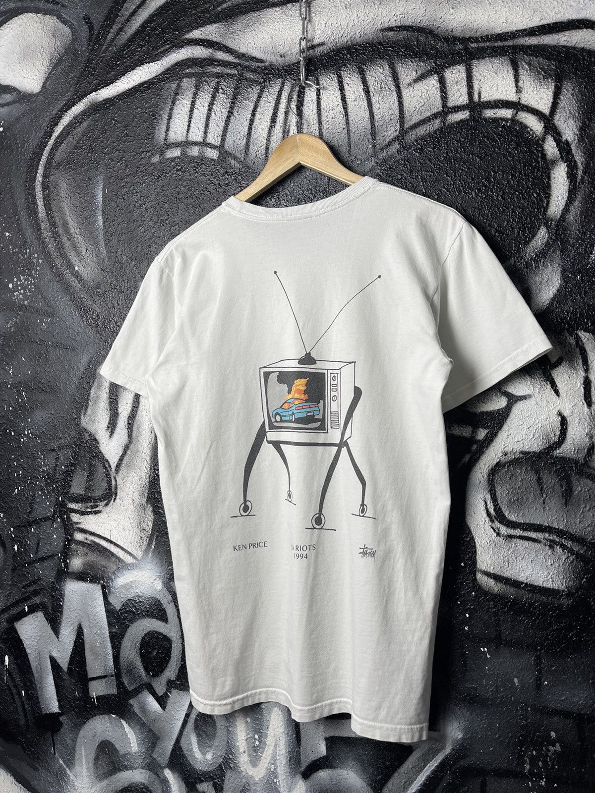 Stussy Stussy S Talk Pigment Dyed Rare t shirt | Grailed