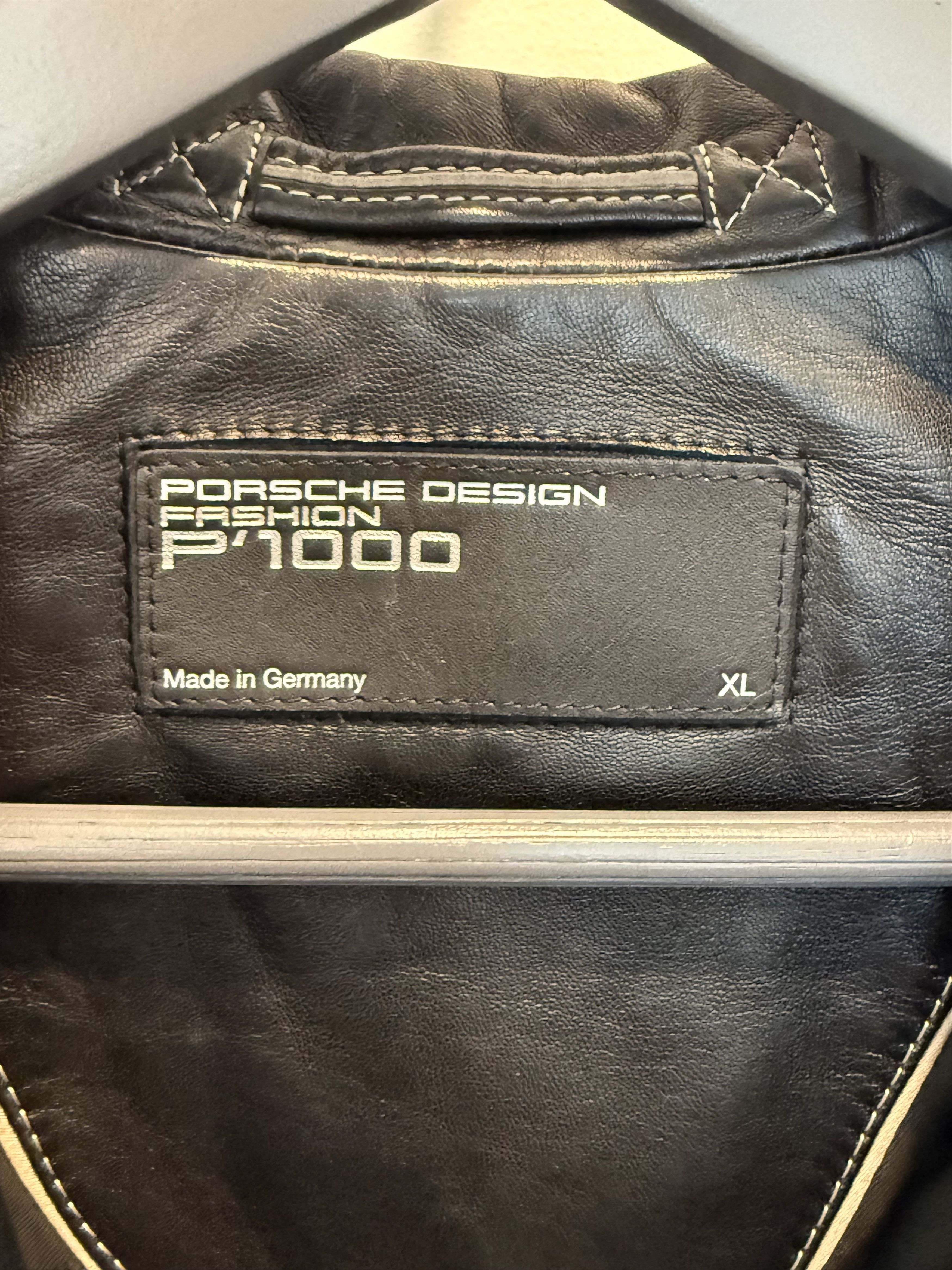 Porsche Design Porsche Design Mens Leather Blazer Style Jacket Size US XL / EU 56 / 4 - 1 Thumbnail