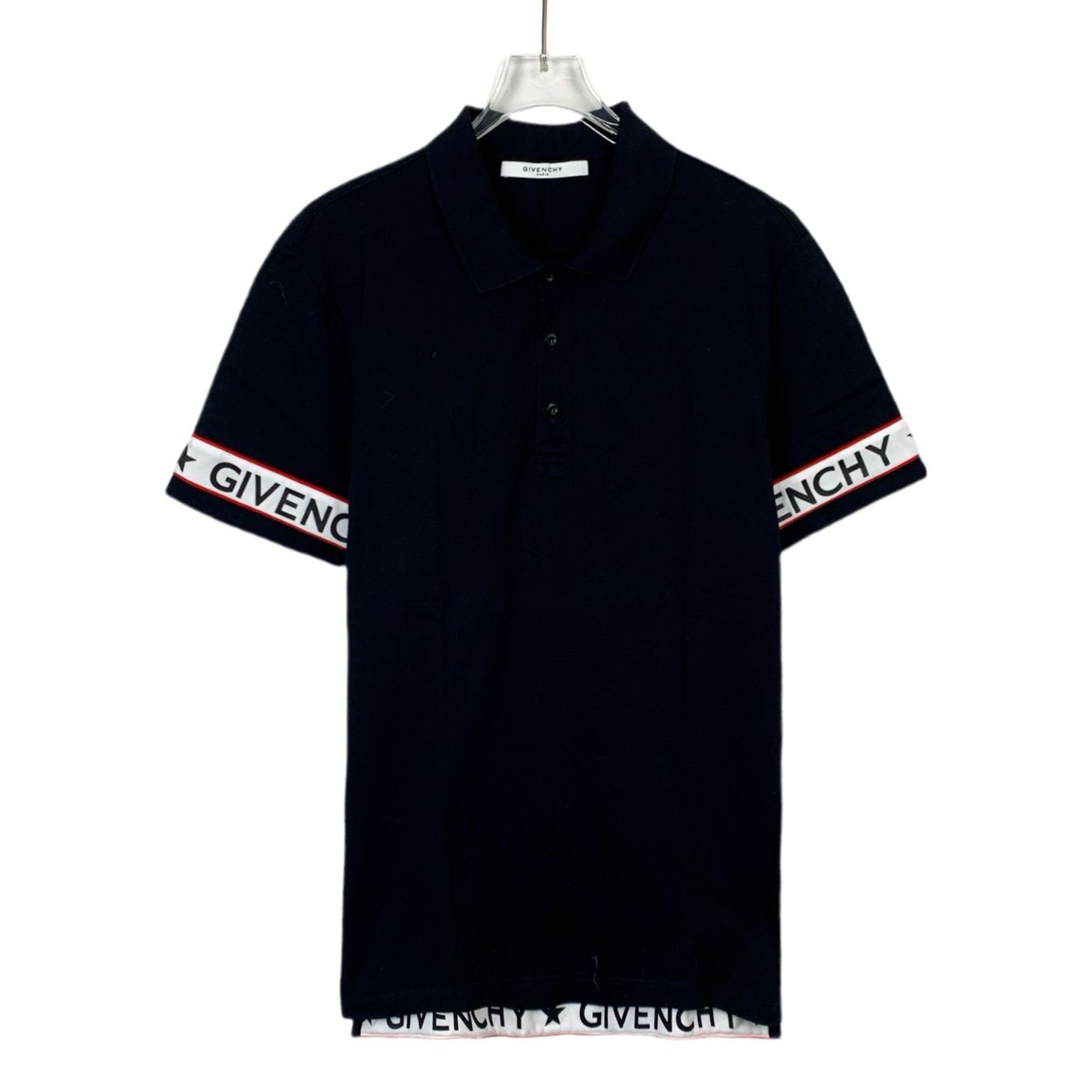 Thom Browne Thom Browne Mens Polo Shirt Size 0 XS Cotton Navy With Given Size US XS / EU 42 / 0 - 1 Thumbnail