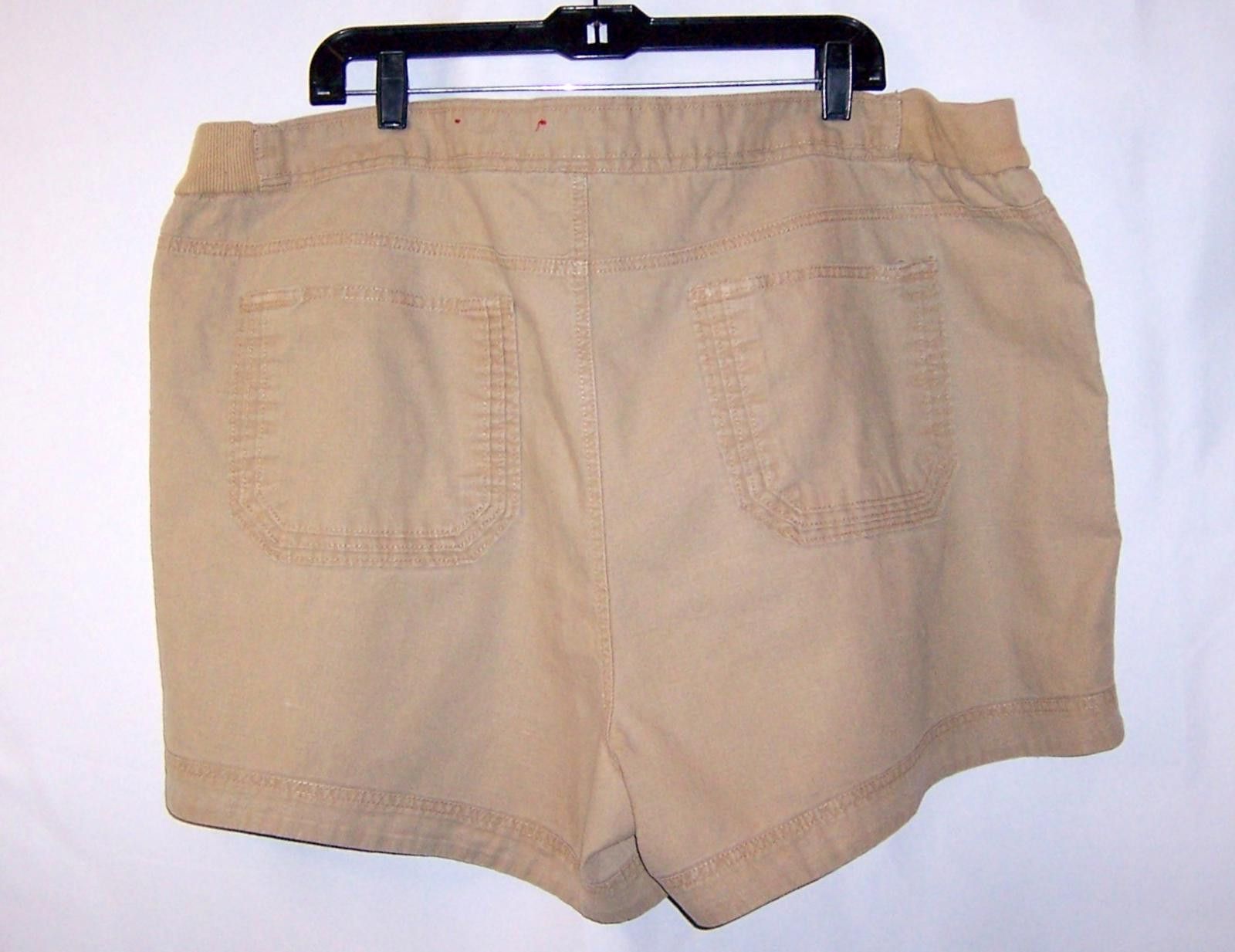 Faded Glory Faded Glory Women's Plus 24W - Sand Dune/Khaki Linen Blend Size 42" / US 20 - 3 Thumbnail
