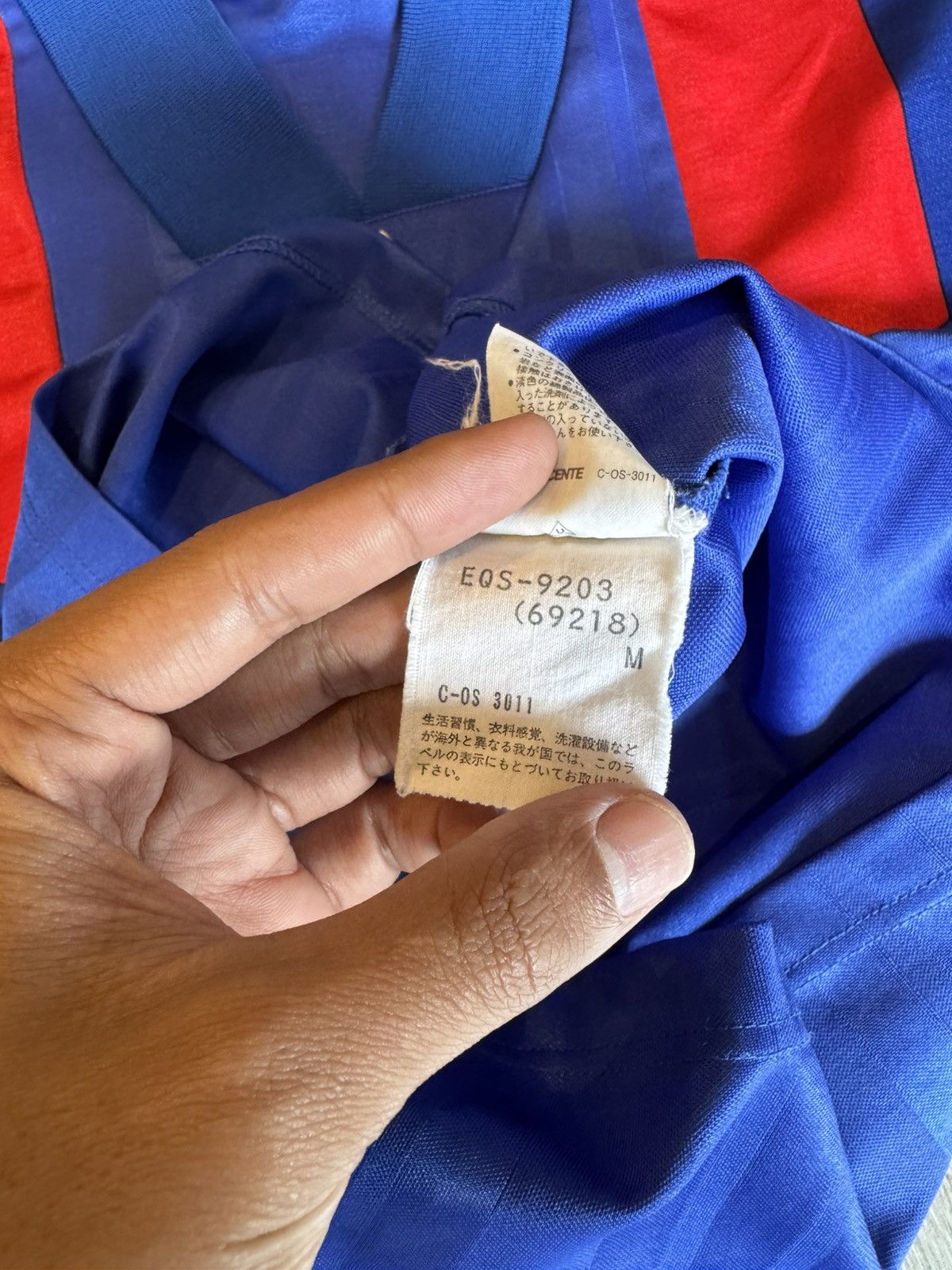 Adidas FRANCE 1992 HOME JERSEY SHIRT BY ADIDAS Size US L / EU 52-54 / 3 - 10 Thumbnail
