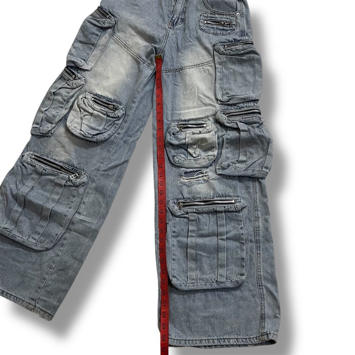 Hysteric Glamour Avant Gart Bondage Tactical Denim Crazy Jeans Size US 30 / EU 46 - 8 Thumbnail