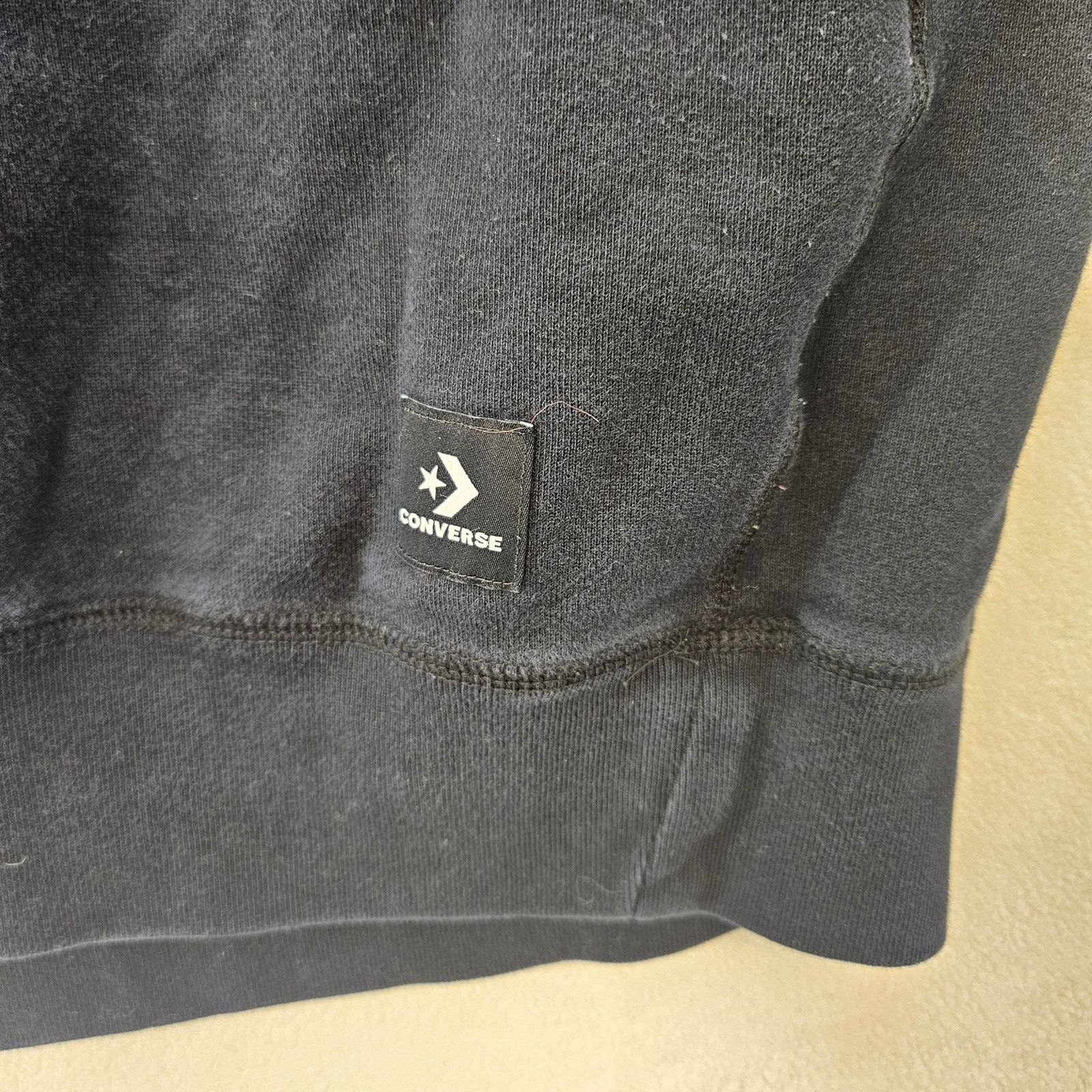 Converse CONVERSE WOMEN'S MEDIUM BLACK HOODED SWEATER DRESS Size M / US 6-8 / IT 42-44 - 2 Thumbnail