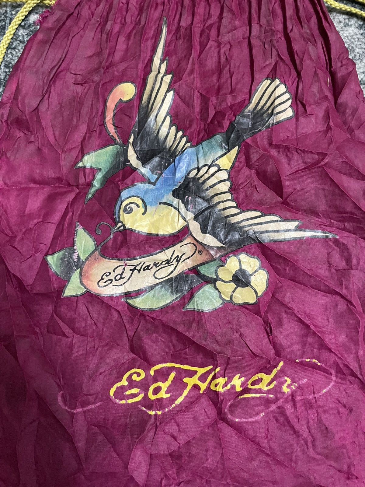 Ed Hardy ED HARDY by CHRISTIAN AUDIGER DRAWSTRING BACKPACK Size ONE SIZE - 5 Thumbnail