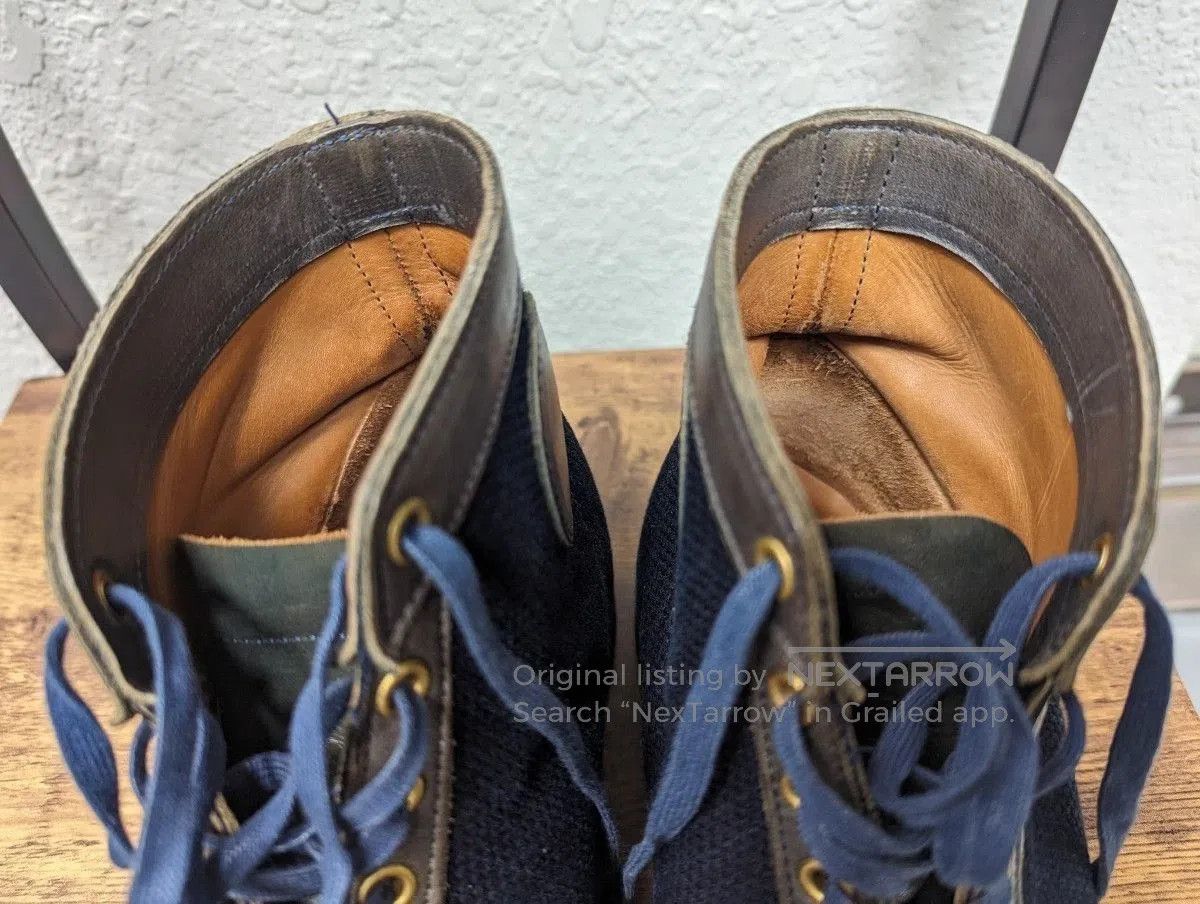 Clinch Boots CLINCH x NITEKLUB Indigo Sashiko Boxing Boots. Size US 9.5 / EU 42-43 - 9 Thumbnail