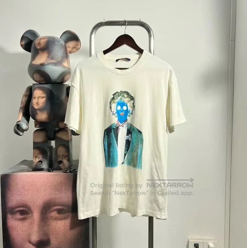 Louis Vuitton Louis Vuitton White Cotton Men's T-Shirt . Size US M / EU 48-50 / 2 - 1 Thumbnail