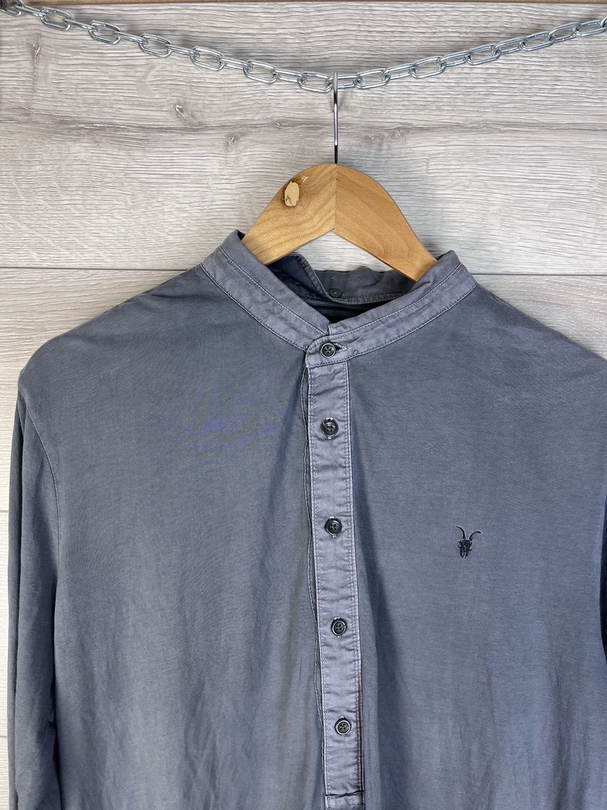 Allsaints Men's Button Down Shirt 1/3 size L Allsaints y2k Size US L / EU 52-54 / 3 - 6 Thumbnail