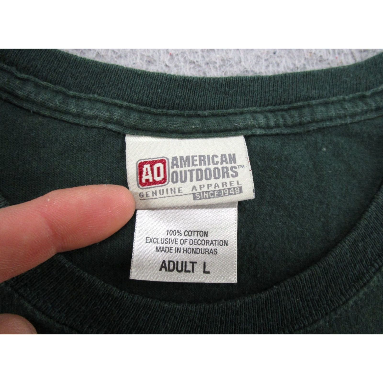 Vintage VINTAGE American Outdoorsman T-Shirt Size US L / EU 52-54 / 3 - 3 Thumbnail