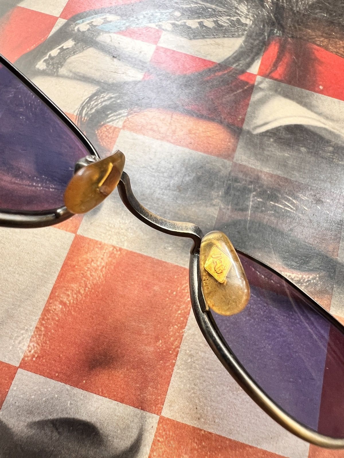 Jean Paul Gaultier 90s Jean Paul Gaultier Purple Lens Sunglasses Size ONE SIZE - 3 Thumbnail