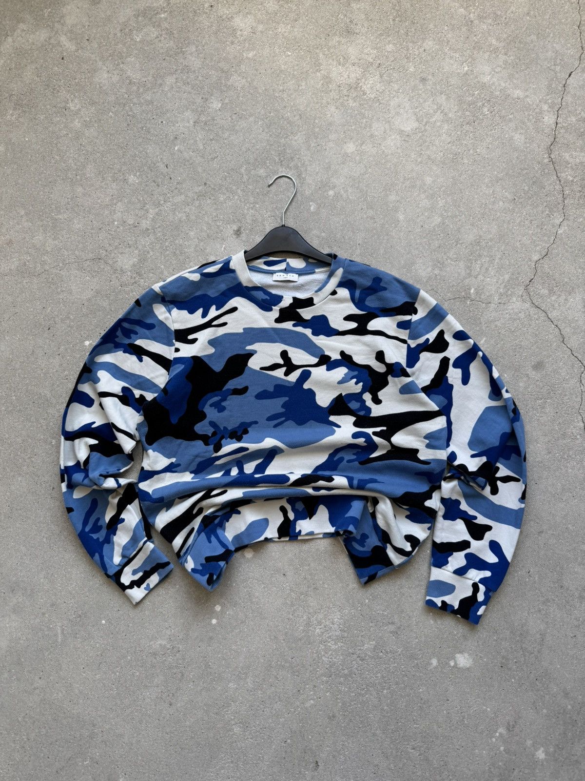 Sandro × Vintage Vintage Sandro Paris Sweatshirt Bape Style Size US S / EU 44-46 / 1 - 1 Thumbnail