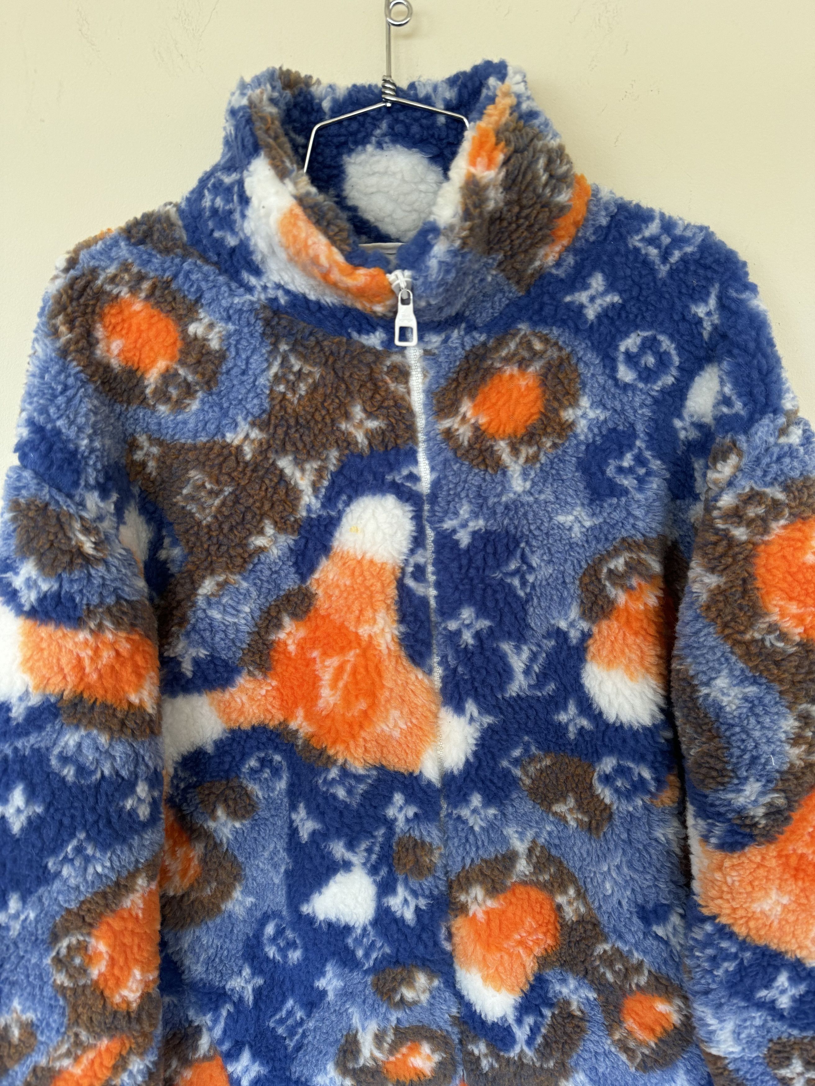 Louis Vuitton LV Jacquard Camo Fleece Blouson Size US L / EU 52-54 / 3 - 3 Thumbnail
