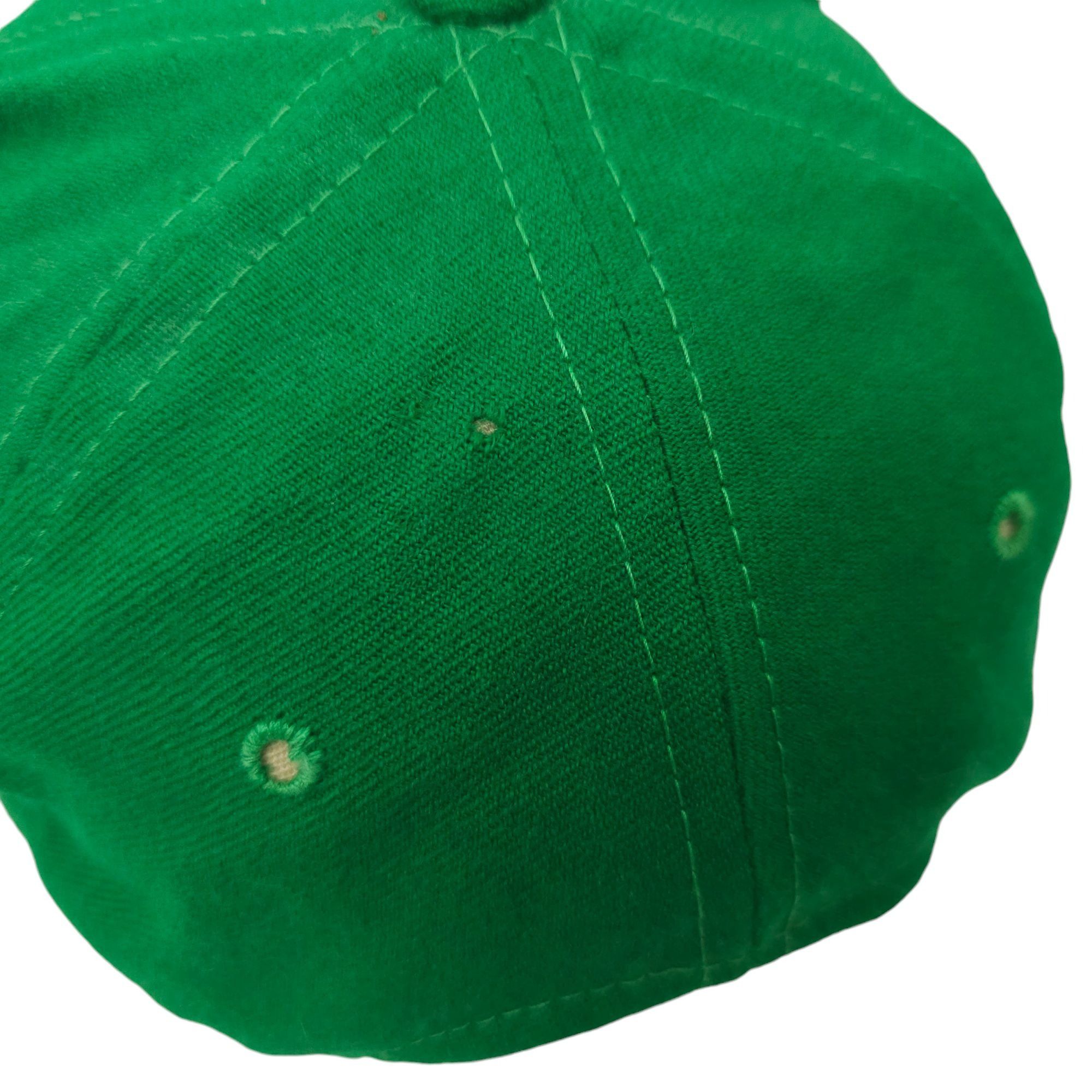 Sports Specialties Boston Celtics Script Cap Vtg 90s READ Moth Holes Snapback Size ONE SIZE - 19 Thumbnail