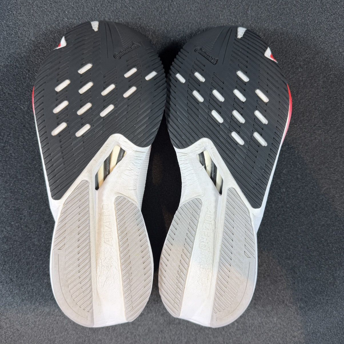 Adidas RARE SAMPLE Adidas Adizero Boston 12 (White/Red) Size US 9 / EU 42 - 10 Thumbnail