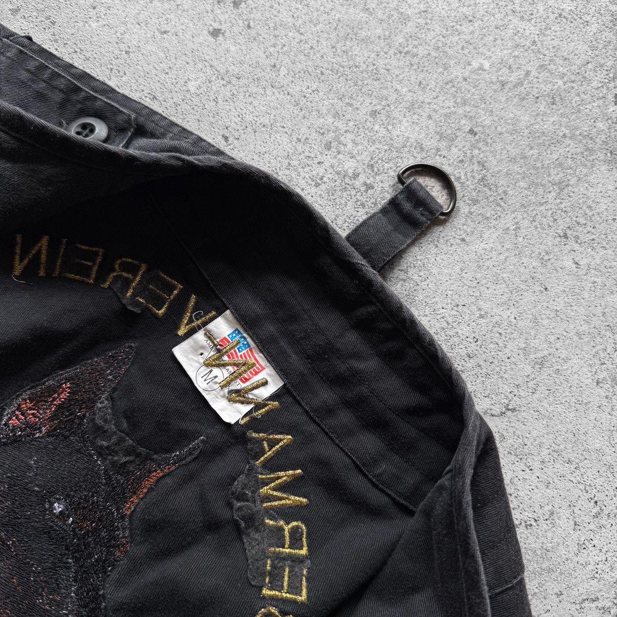 Vintage Vintage 90s Mens Dobermann Verein Embroidered Denim Vest Size US S / EU 44-46 / 1 - 7 Thumbnail