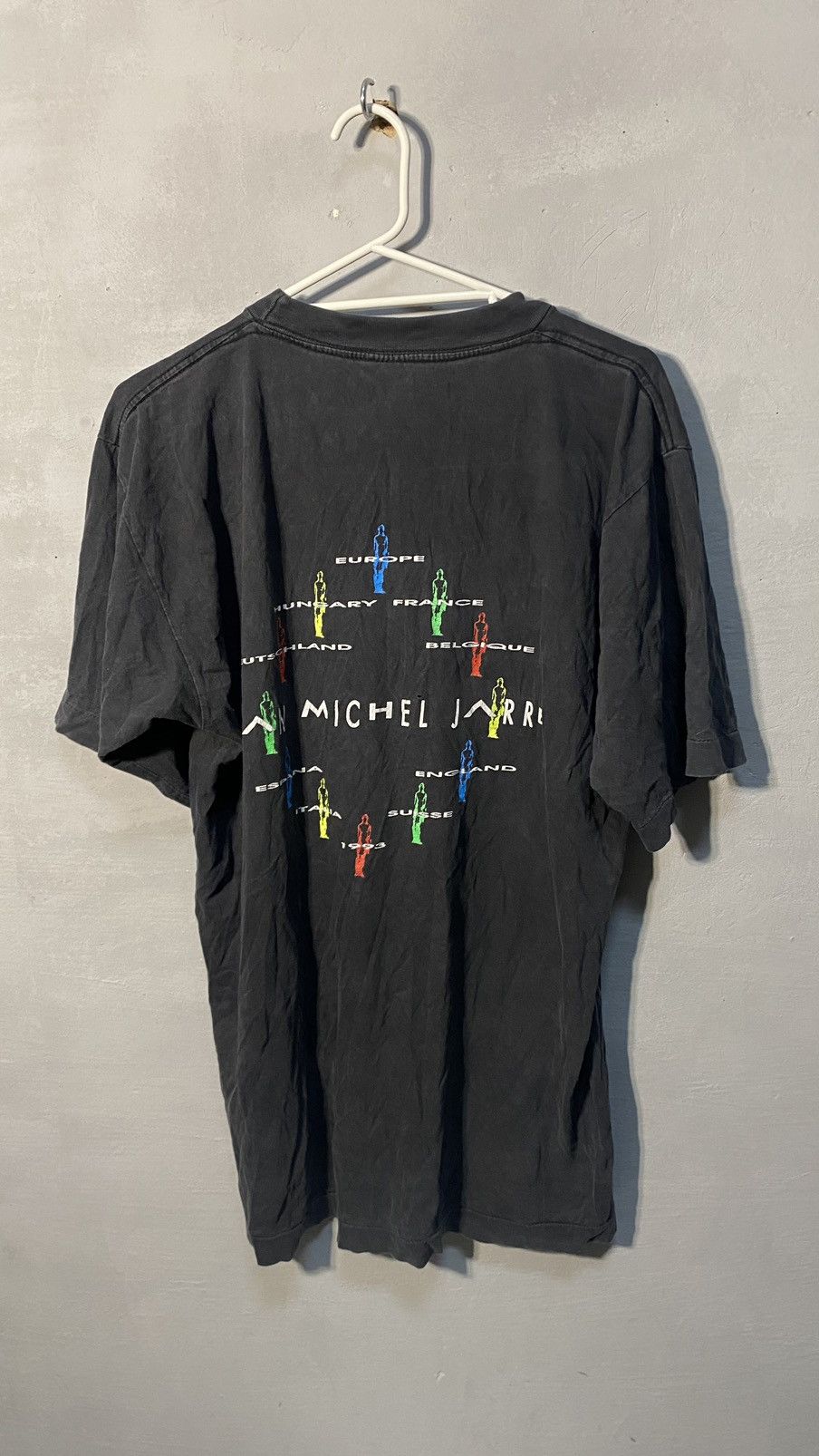 Jean Michel Jarre 1993 Europe Tour T-Shirt Vintage