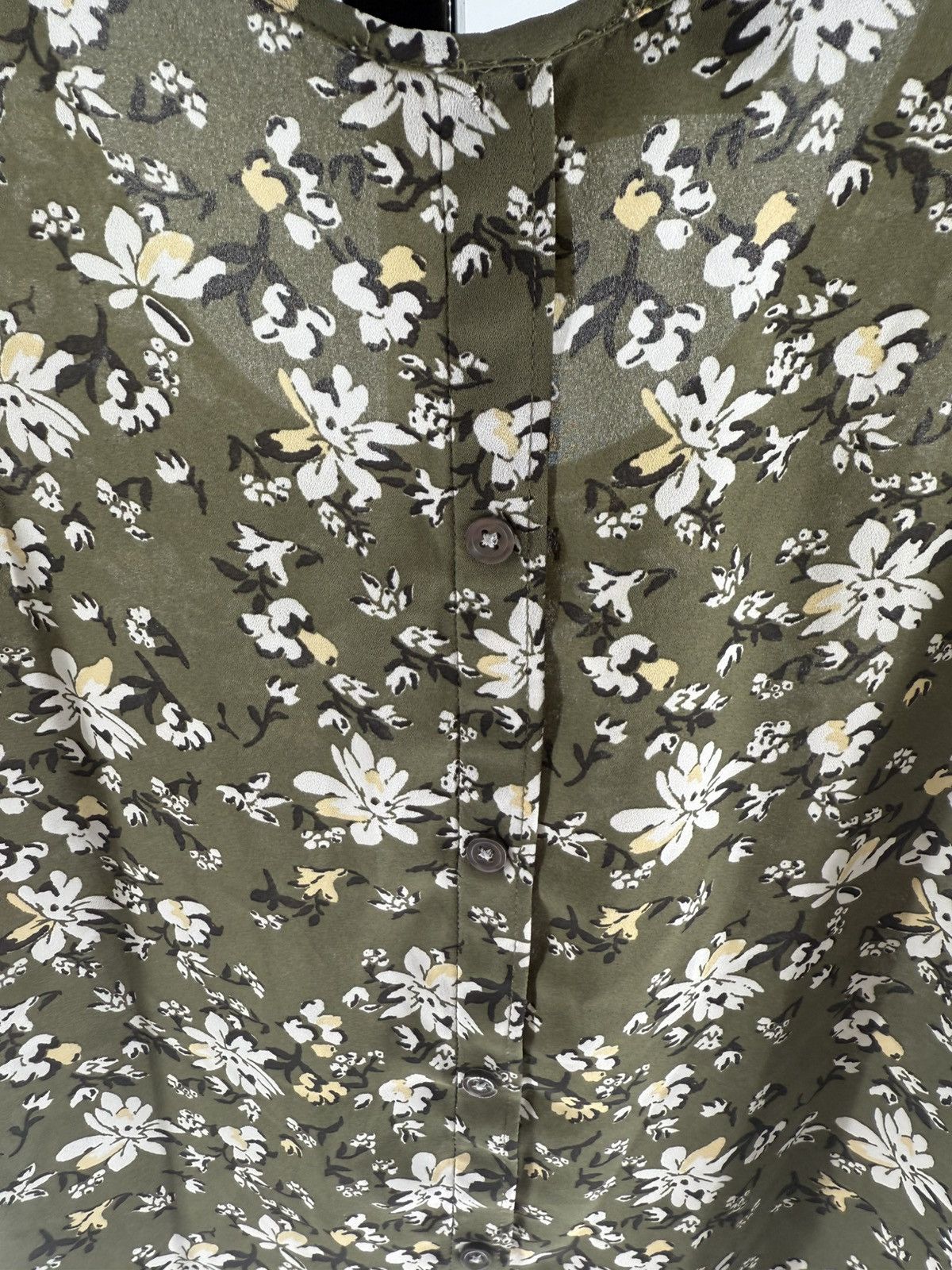 Loft LOFT Outlet Floral Sleeveless Tunic Tank Top Size Small Size S / US 4 / IT 40 - 4 Thumbnail