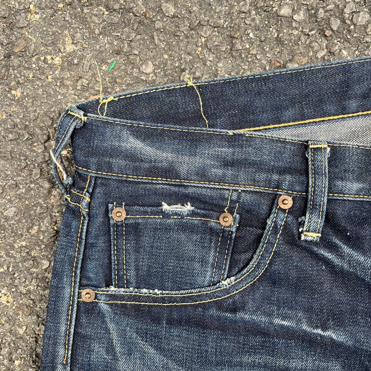 Levi's Vintage Clothing Levis LVC 501XX 66501 Big E Japan Selvedge Red Line Denim Size US 35 - 5 Thumbnail