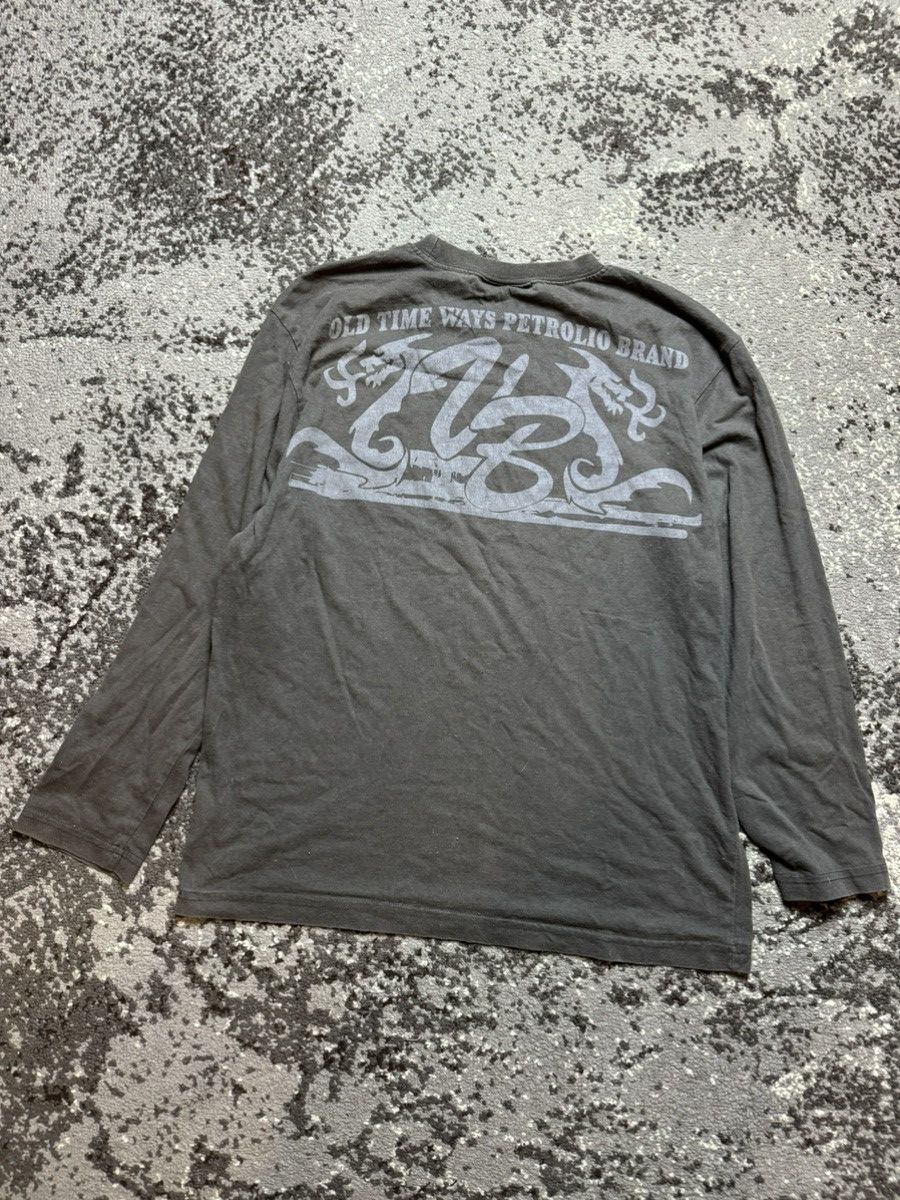 If Six Was Nine × Japanese Brand × Vintage Vintage Y2K Gothic Print Avantgarde Owens Style Long Sleeve Size US M / EU 48-50 / 2 - 1 Thumbnail