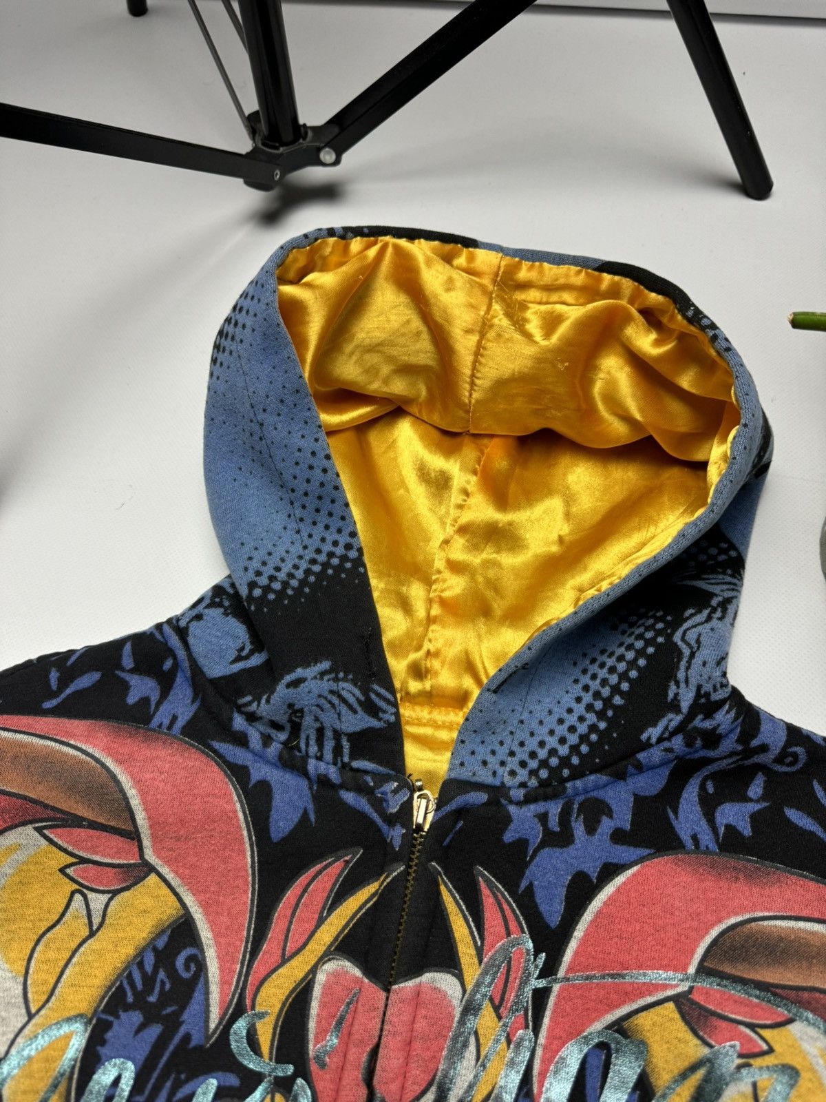 Christian Audigier × Ed Hardy × Vintage Christian Audigier Ed hardy y2k vintage hoodie Big logo Size US M / EU 48-50 / 2 - 13 Thumbnail