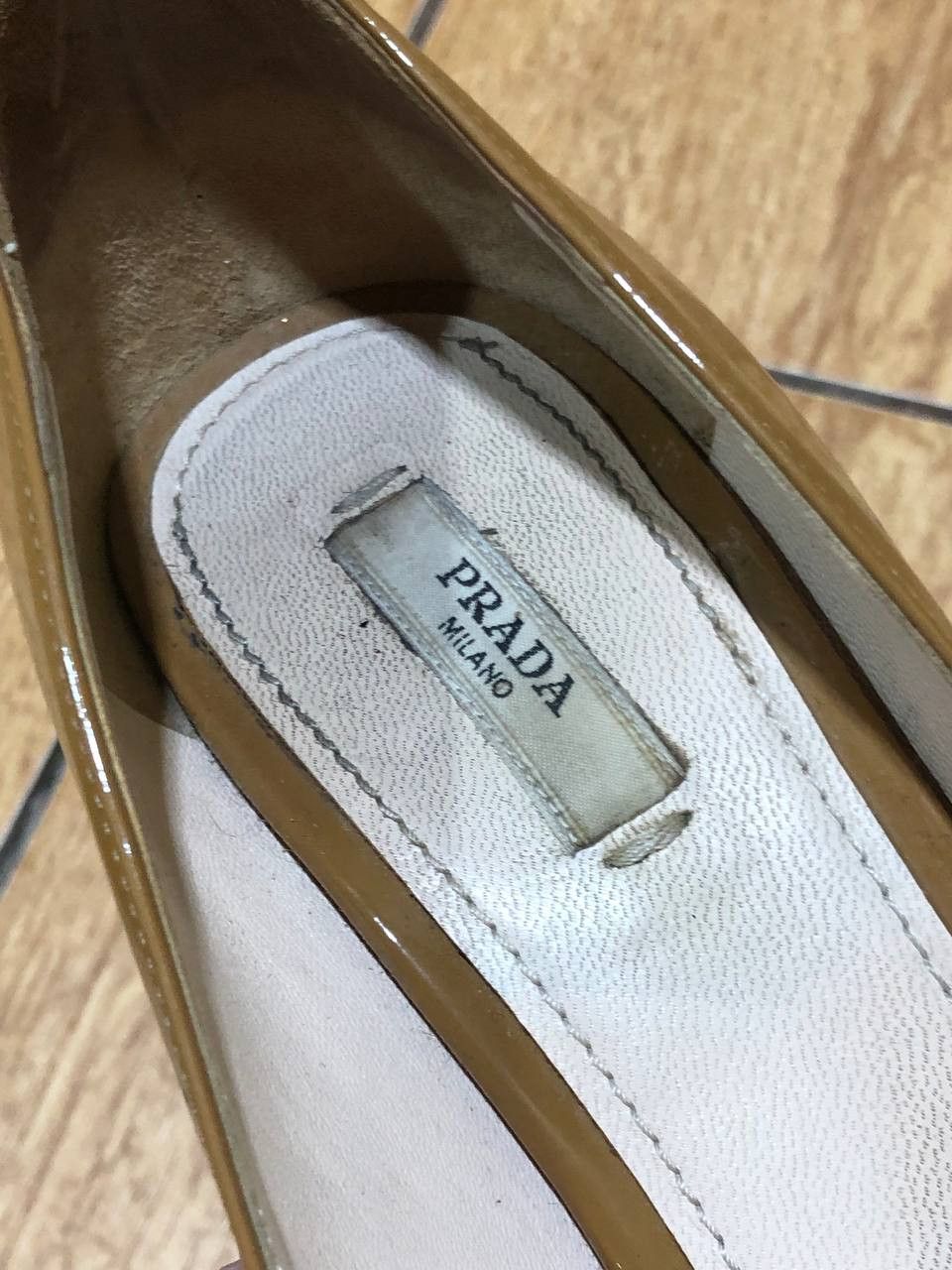 Prada VINTAGE LUXURY Beige Heels PRADA Y2K Size US 9 / IT 39 - 10 Thumbnail