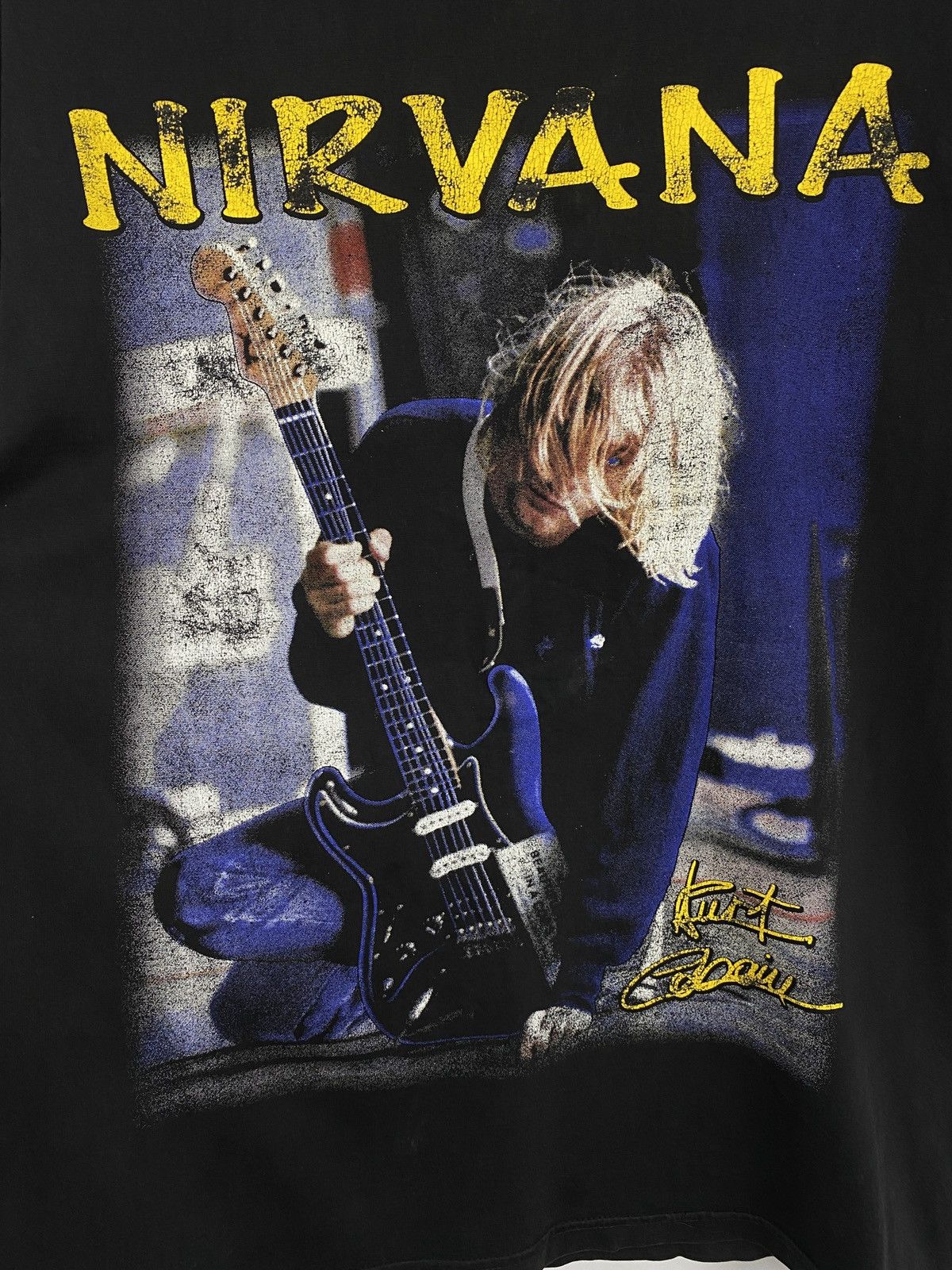 Nirvana Vintage 90s Kurt Cobain Nirvana T-Shirt Rare Retro Hype Y2K Size US M / EU 48-50 / 2 - 6 Thumbnail