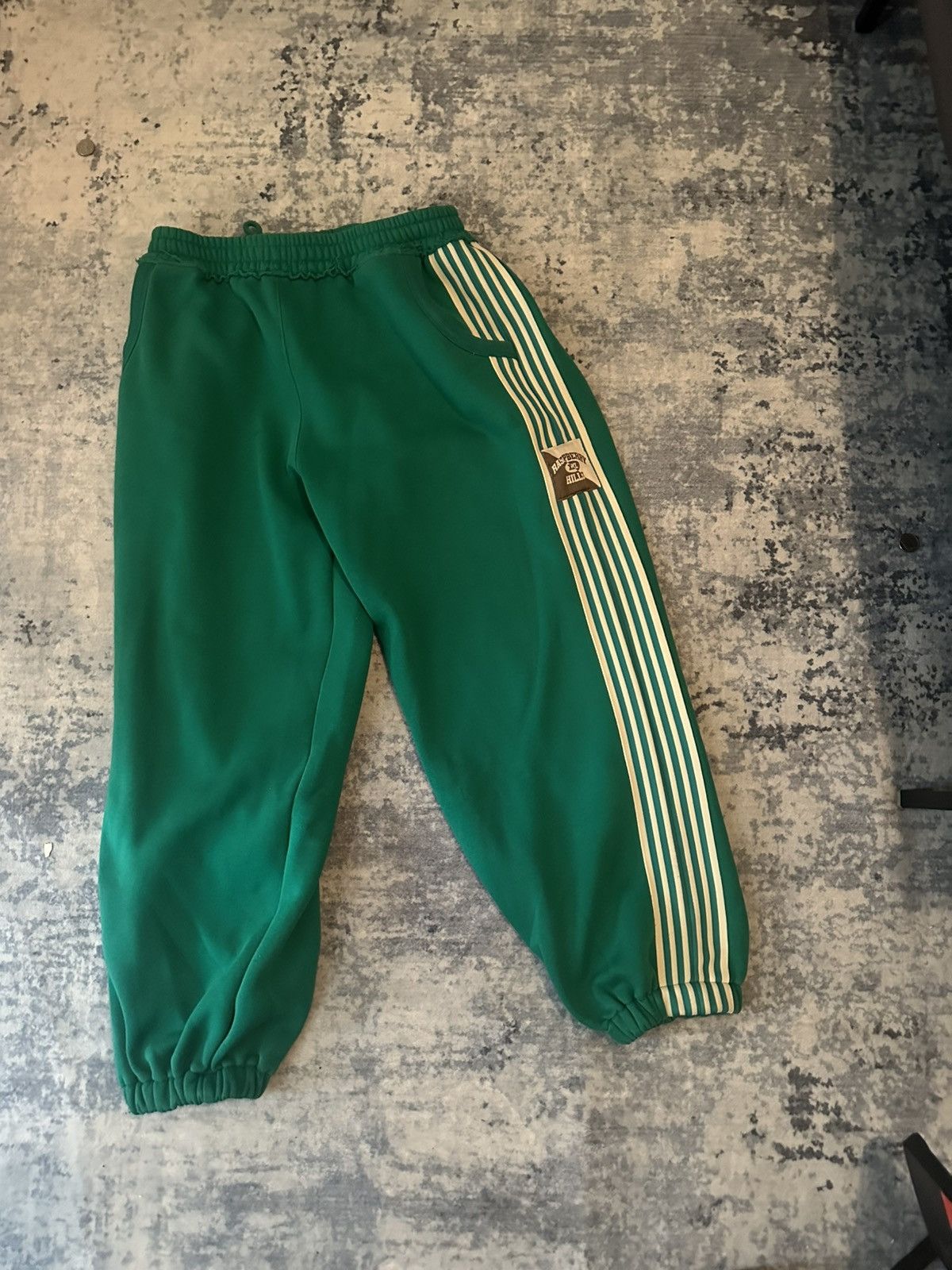 The G.V. Gallery Green Lil Leon Scrunch Sweatpants