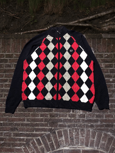 Fred Perry Fred Perry Zip Up Cardigan Size US XL / EU 56 / 4 - 1 Thumbnail