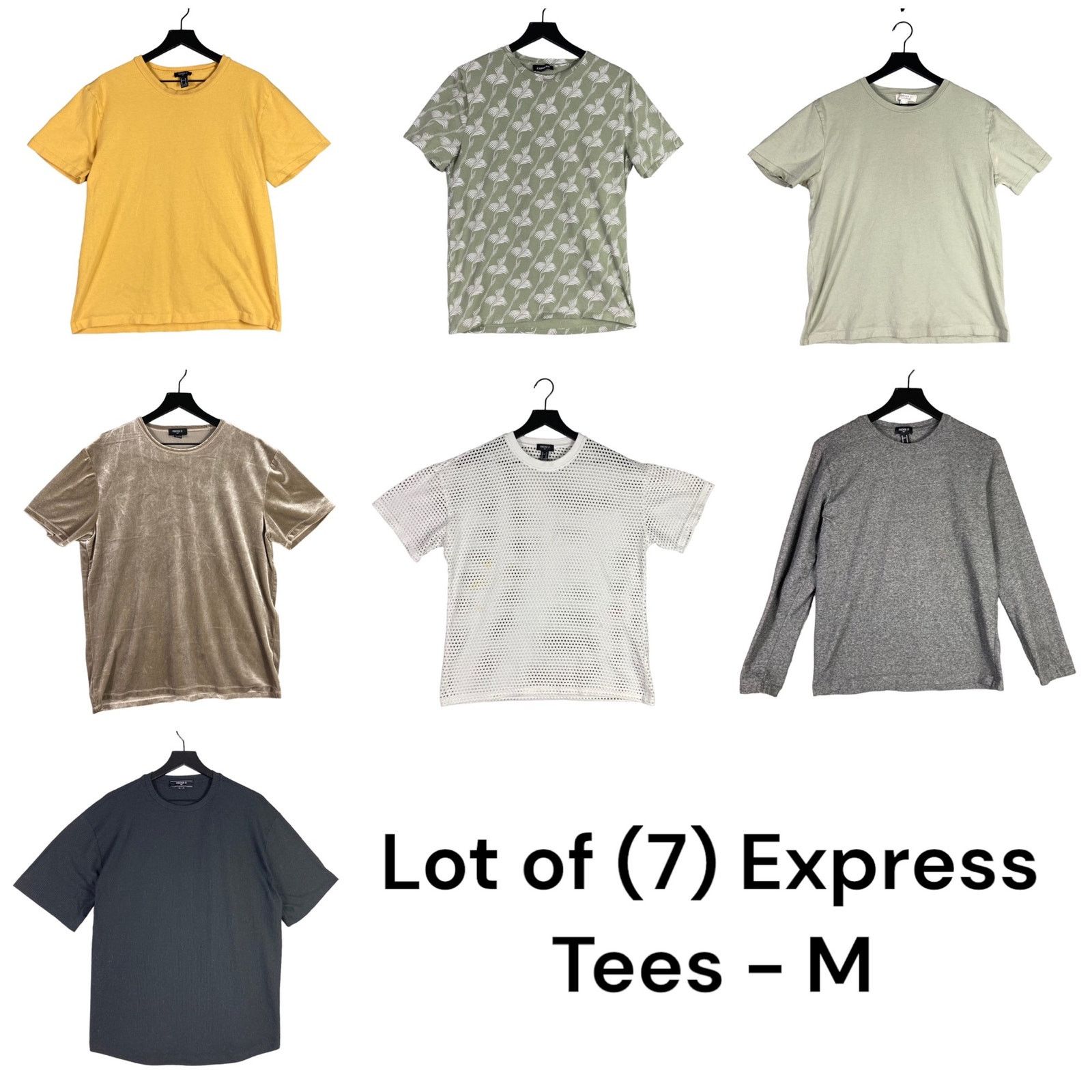 Forever 21 Forever 21 Men's T-Shirt Lot 7 M Short Sleeve Multicolor Size US M / EU 48-50 / 2 - 1 Thumbnail