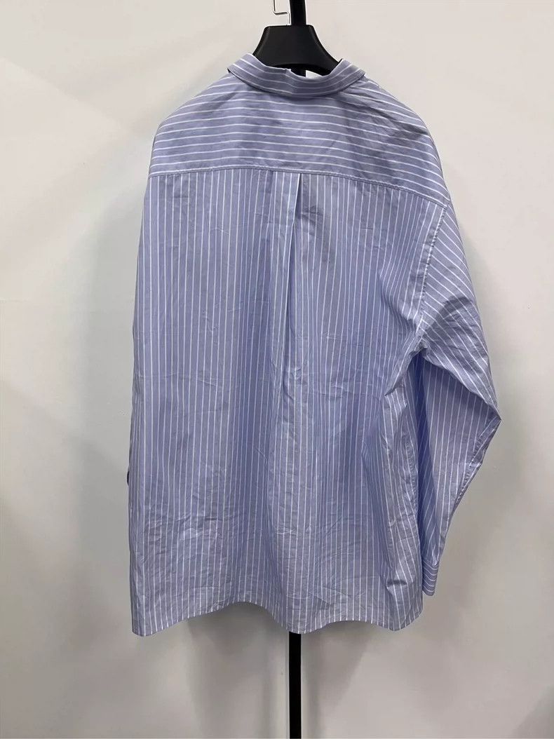 Dior Dior Long Sleeve ButtonUp Shirt with Stripes-2506 Size US M / EU 48-50 / 2 - 2 Thumbnail
