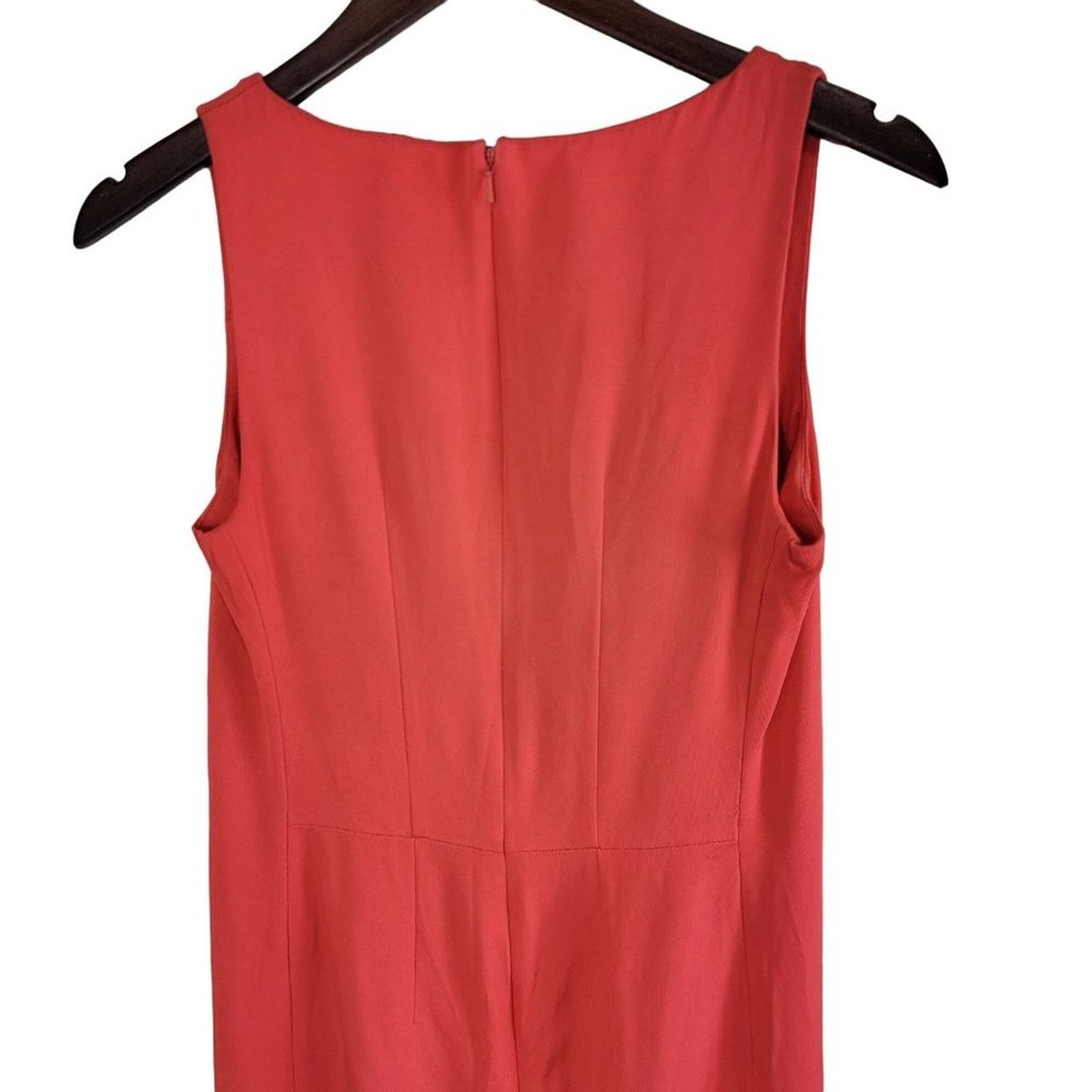 Reiss Reiss Aderyn Coral Deep V-Neck Sheath Dress size 0 Size XS / US 0-2 / IT 36-38 - 3 Thumbnail