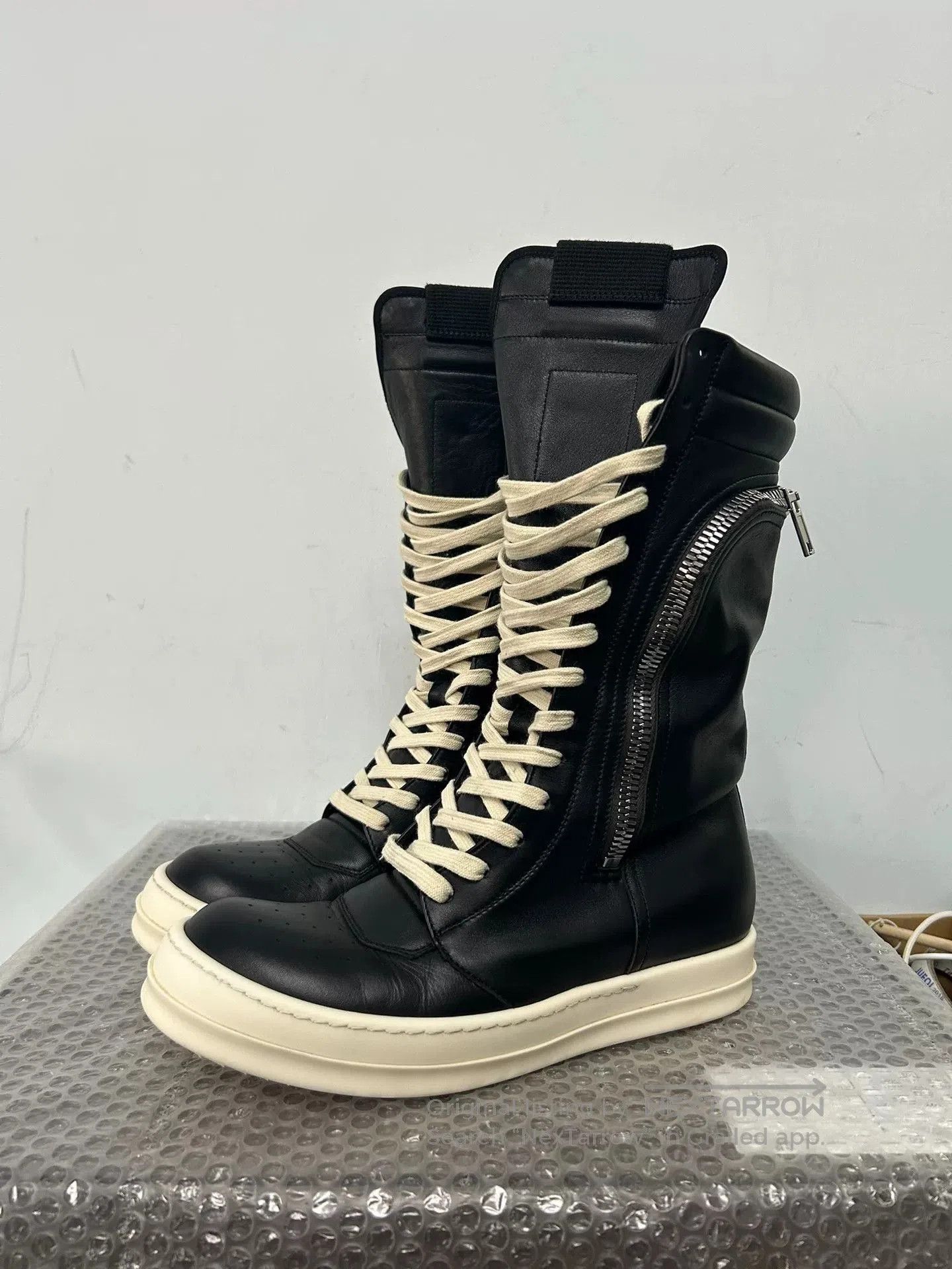 Rick Owens Rick Owens Black High-Top Cargo Boots. Size US 8 / IT 38 - 2 Thumbnail