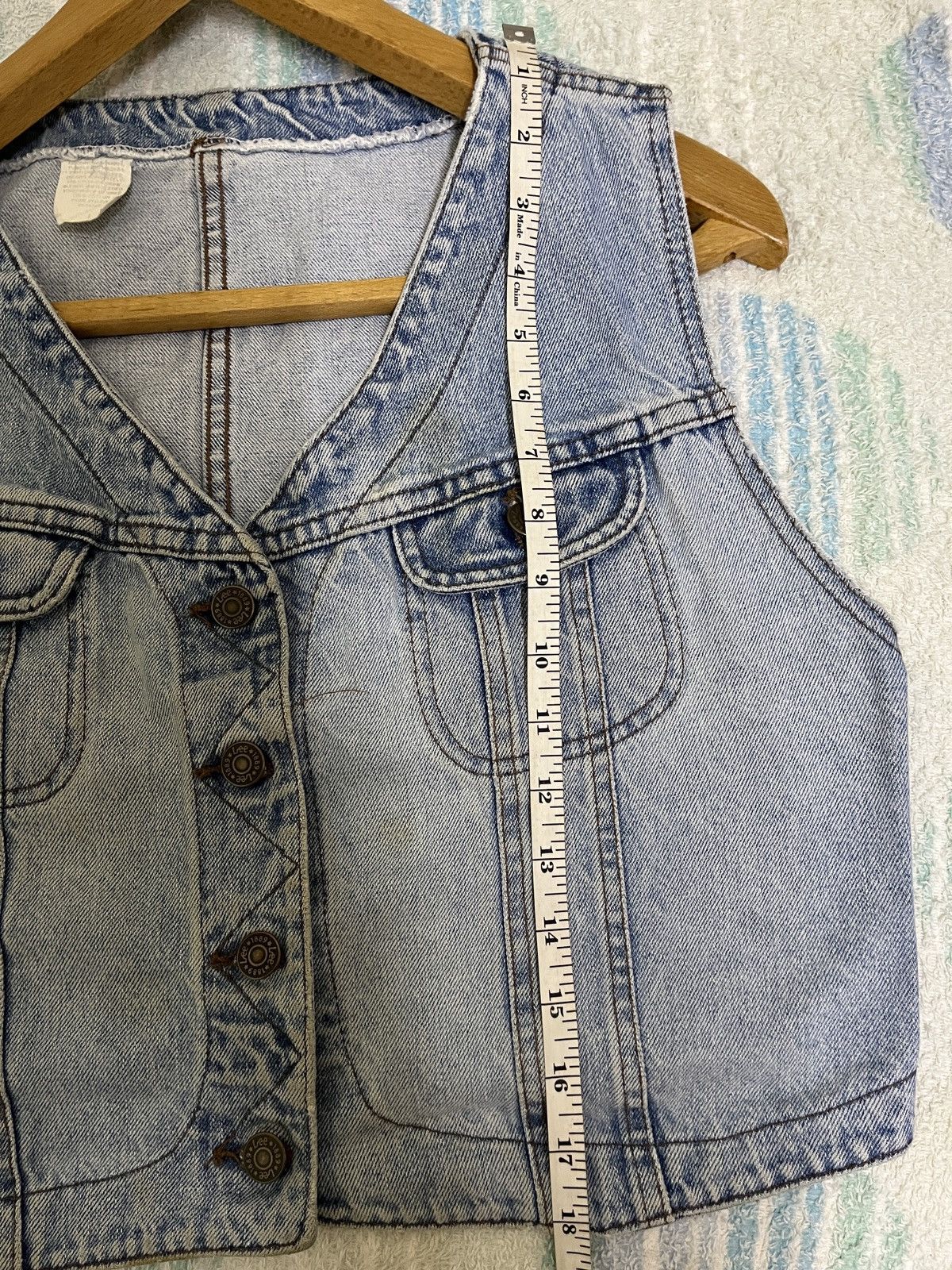 Lee 80s Lee Denim Vest 🇺🇸 Size S / US 4 / IT 40 - 13 Thumbnail