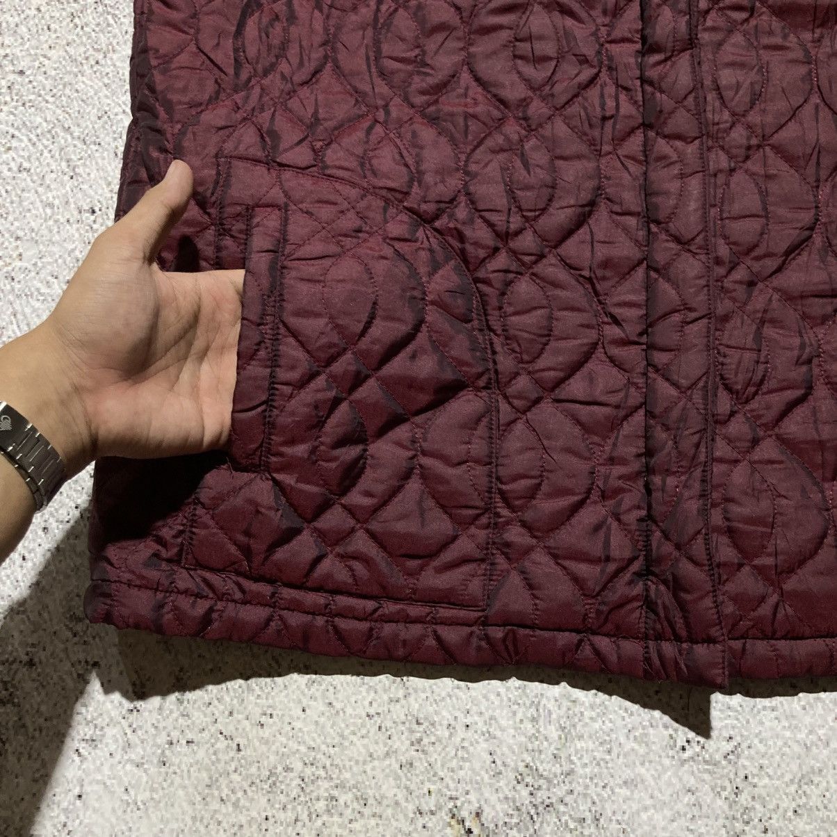 Japanese Brand 2000s Ramlossa Puffer Inner Leopard Motif Vest Red Lgb Size US L / EU 52-54 / 3 - 9 Thumbnail