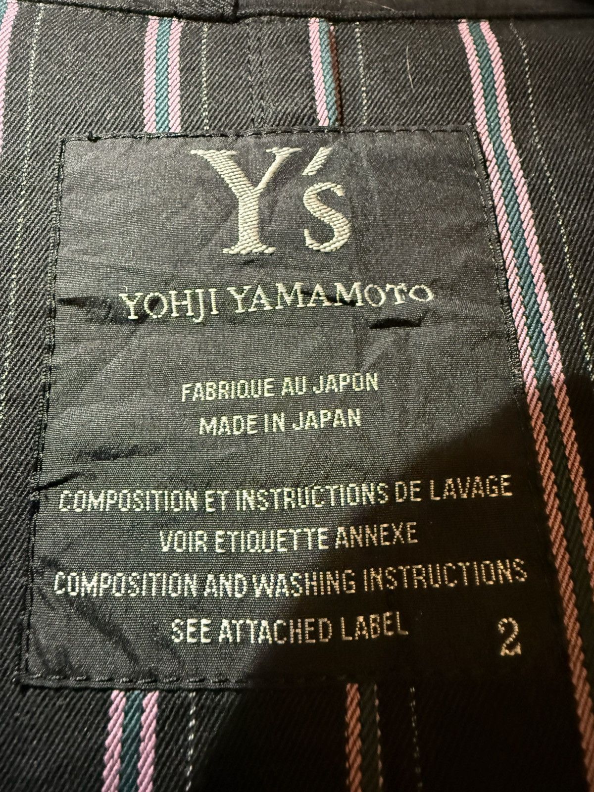 Yohji Yamamoto Y’s by Yohji Yamamoto jacket Size US M / EU 48-50 / 2 - 4 Thumbnail