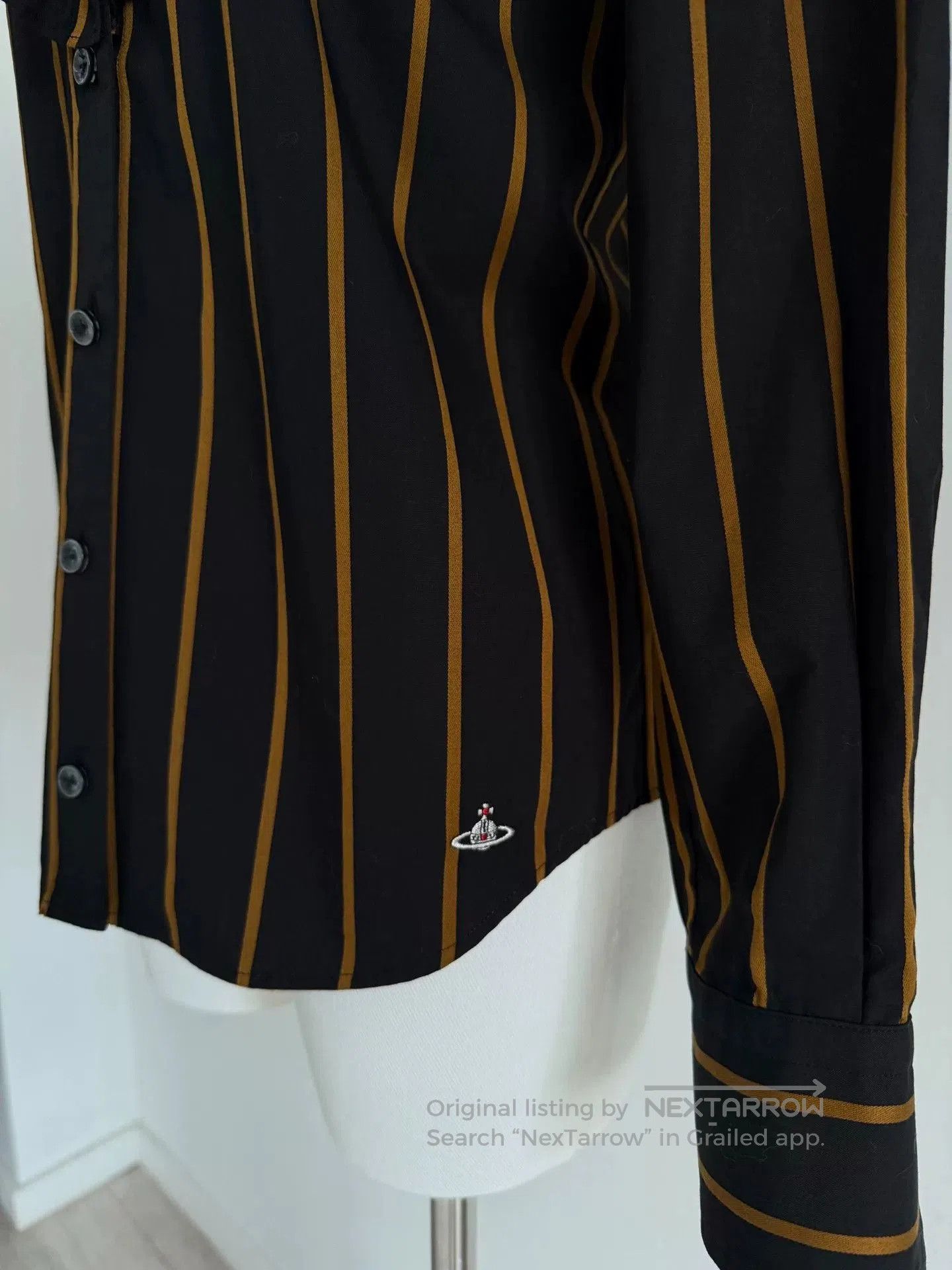 Vivienne Westwood vivienne westwood black gold ruffled shirt. Size S / US 4 / IT 40 - 4 Thumbnail