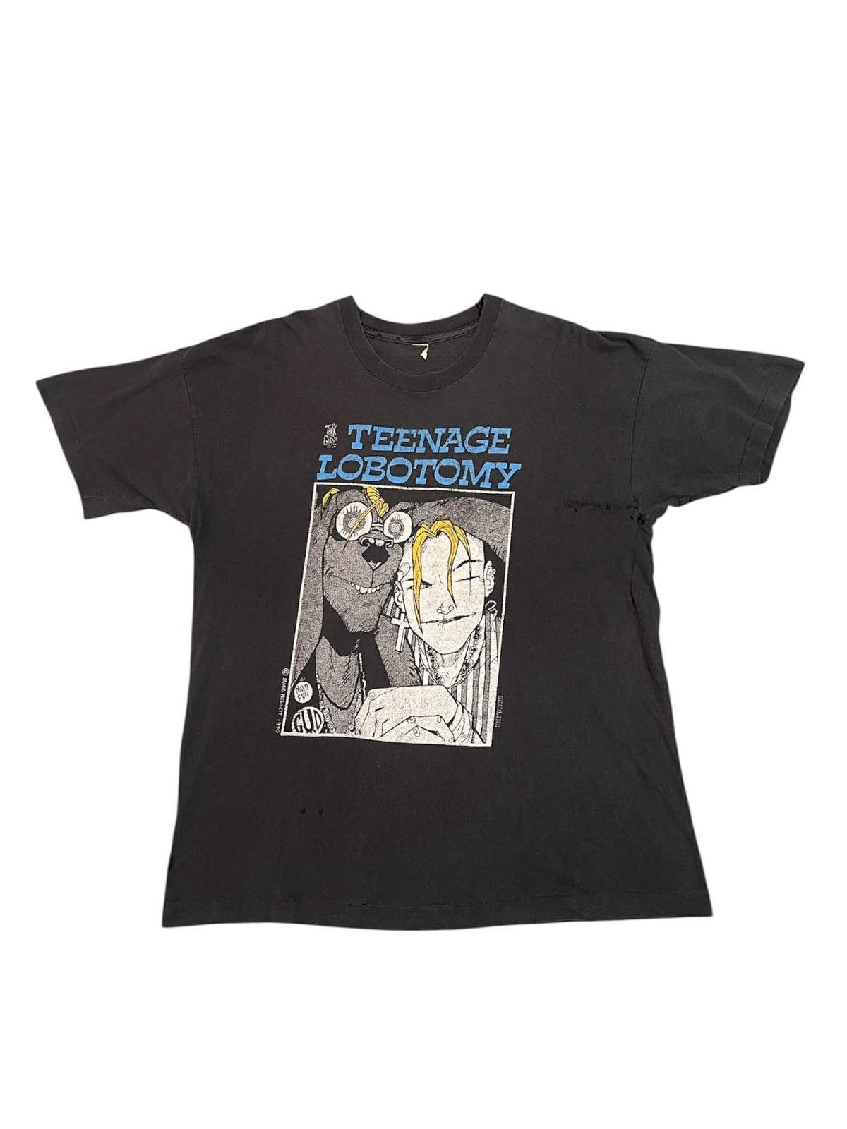 Vintage 90s Vintage Rare Tank Girl Teenage Lobotomy Movie T-shirt Size US L / EU 52-54 / 3 - 1 Thumbnail