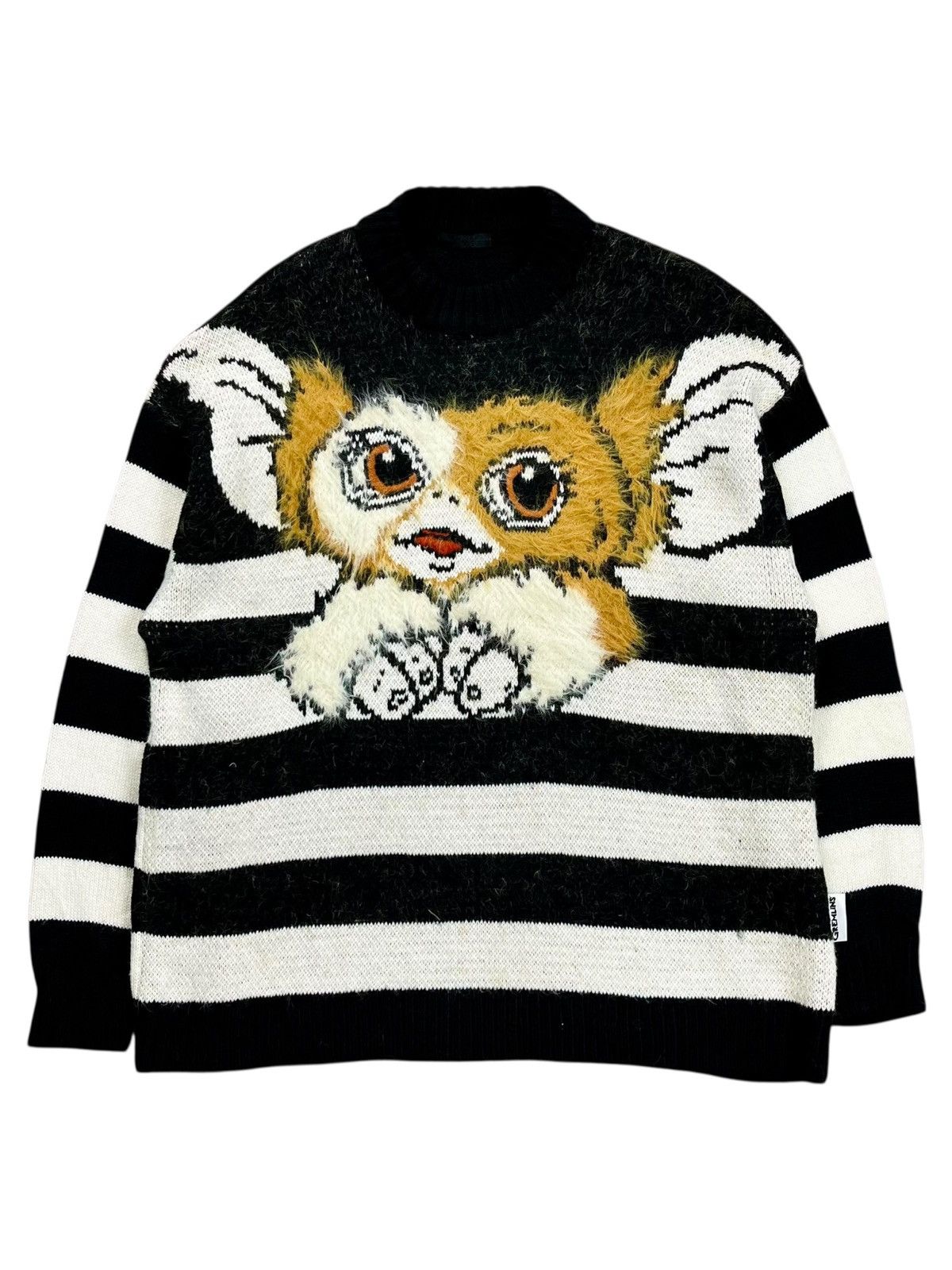 20471120 2000s Candy Stripper x Gremlins - Mohair Knitted Sweater Size US M / EU 48-50 / 2 - 1 Thumbnail